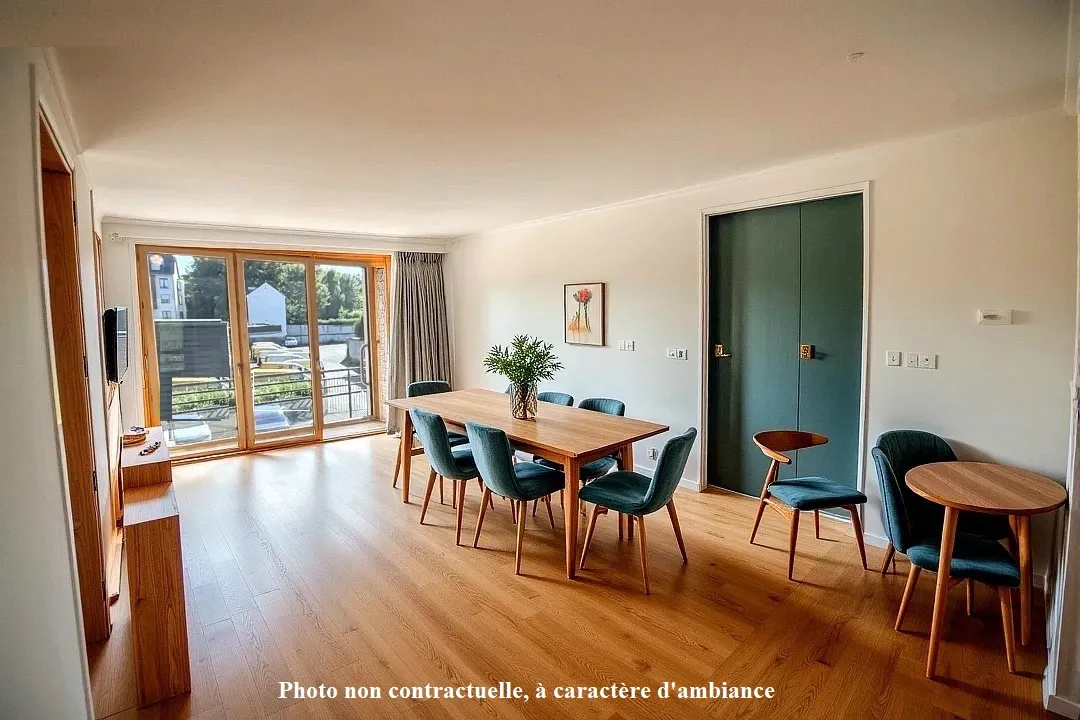 Appartement moderne avec 2 chambres à Eu, proche centre-ville – Excellent état et espace privatif 
