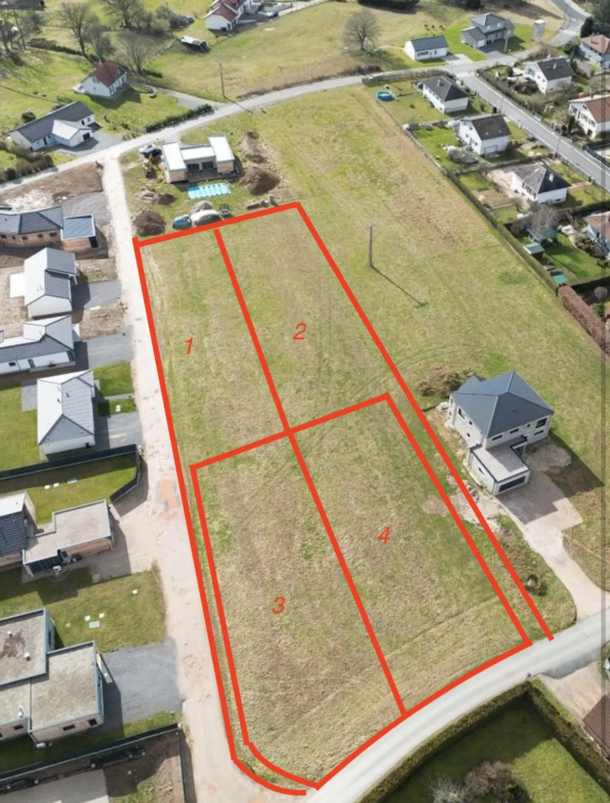 Terrain constructible de 1300m² à La Salle, Vosges – Environnement paisible et naturel 
