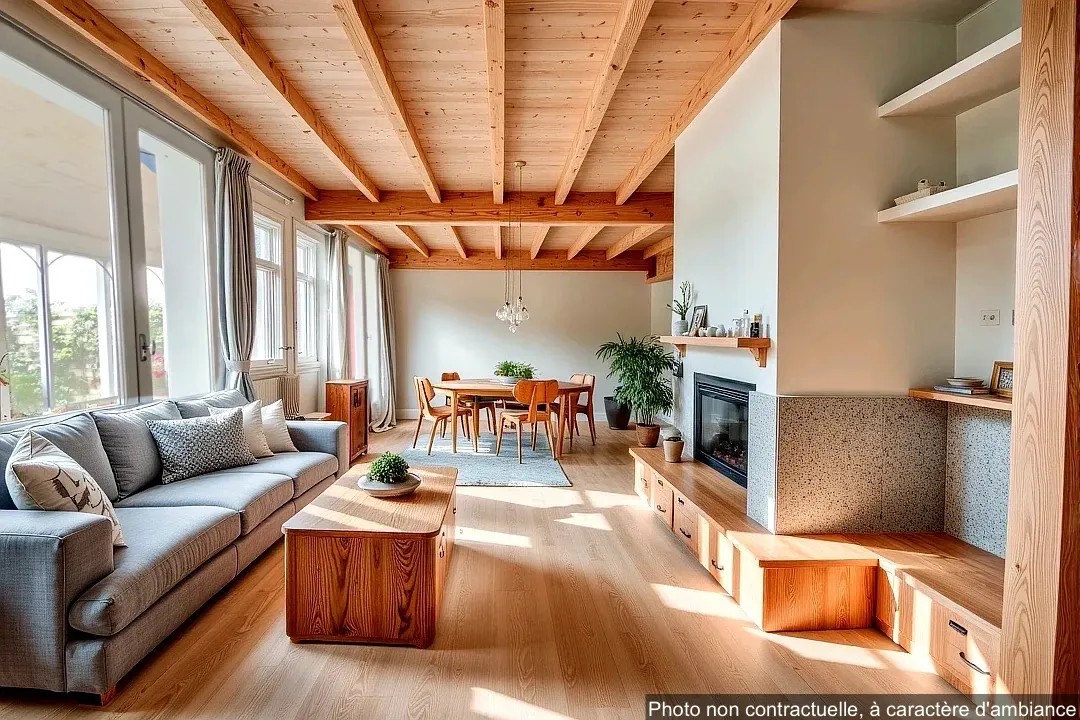 A vendre maison familiale 5 chambres à Saint Paul Cap de Joux, campagne verdoyante