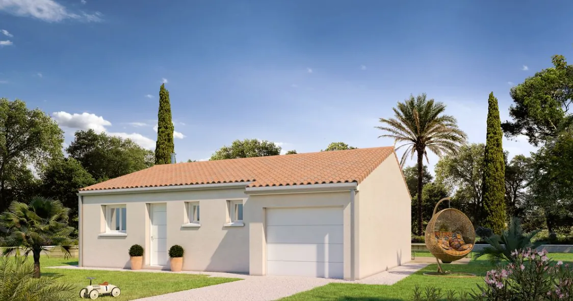 Constructeur de maisons neuves à Saint-Jean-de-Duras avec 2 chambres et garage