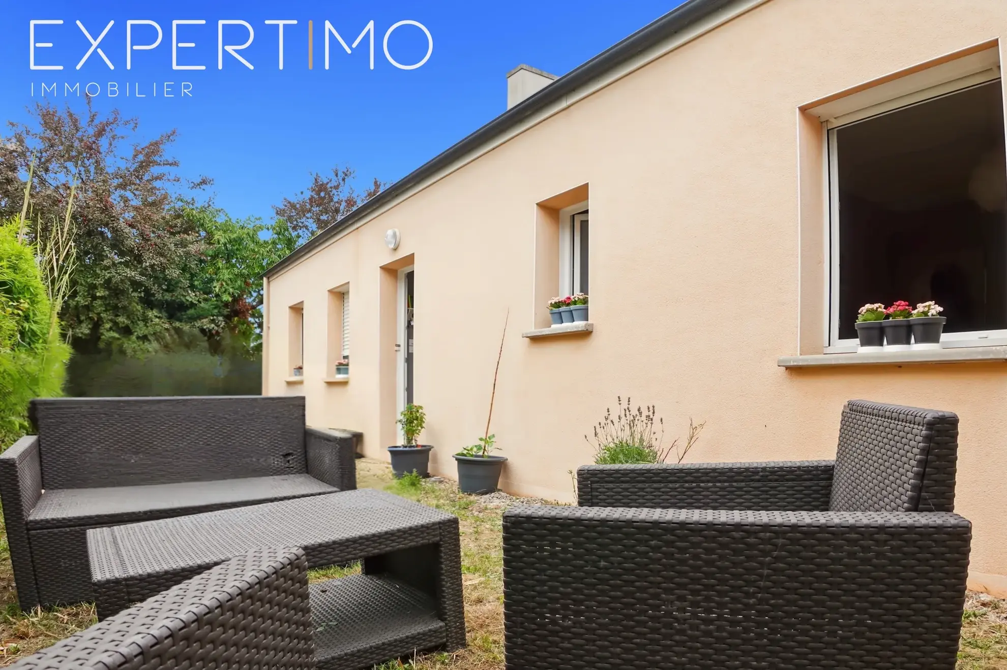 Maison de plain-pied avec jardin et combles aménageables à Saint-Nazaire 