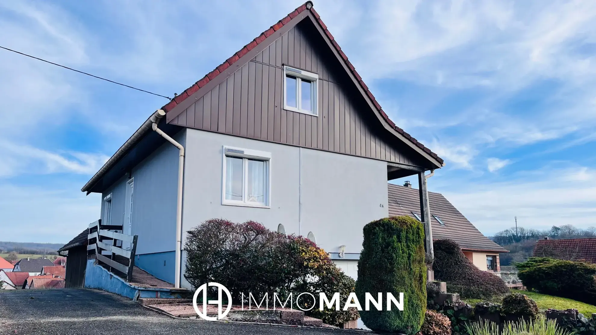 Maison en ossature bois lumineuse avec terrain de 15 ares à Wingen