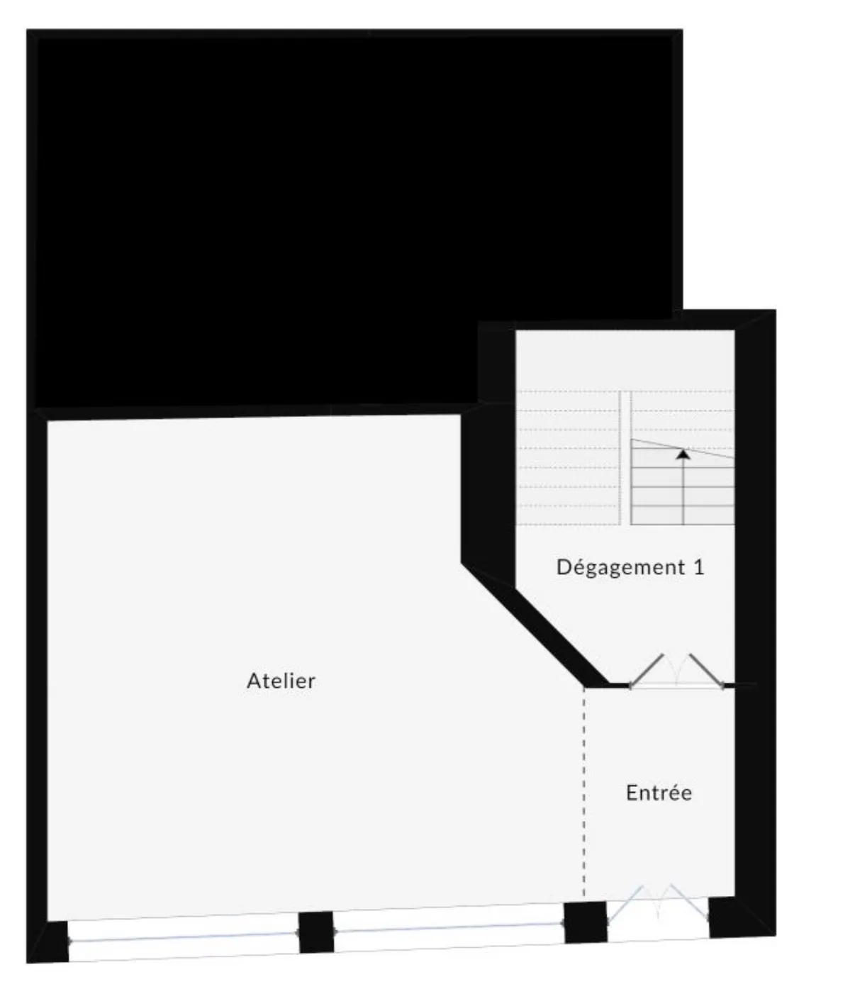 Plateau à rénover avec terrasse et potentiel d'agrandissement à Aurillac 