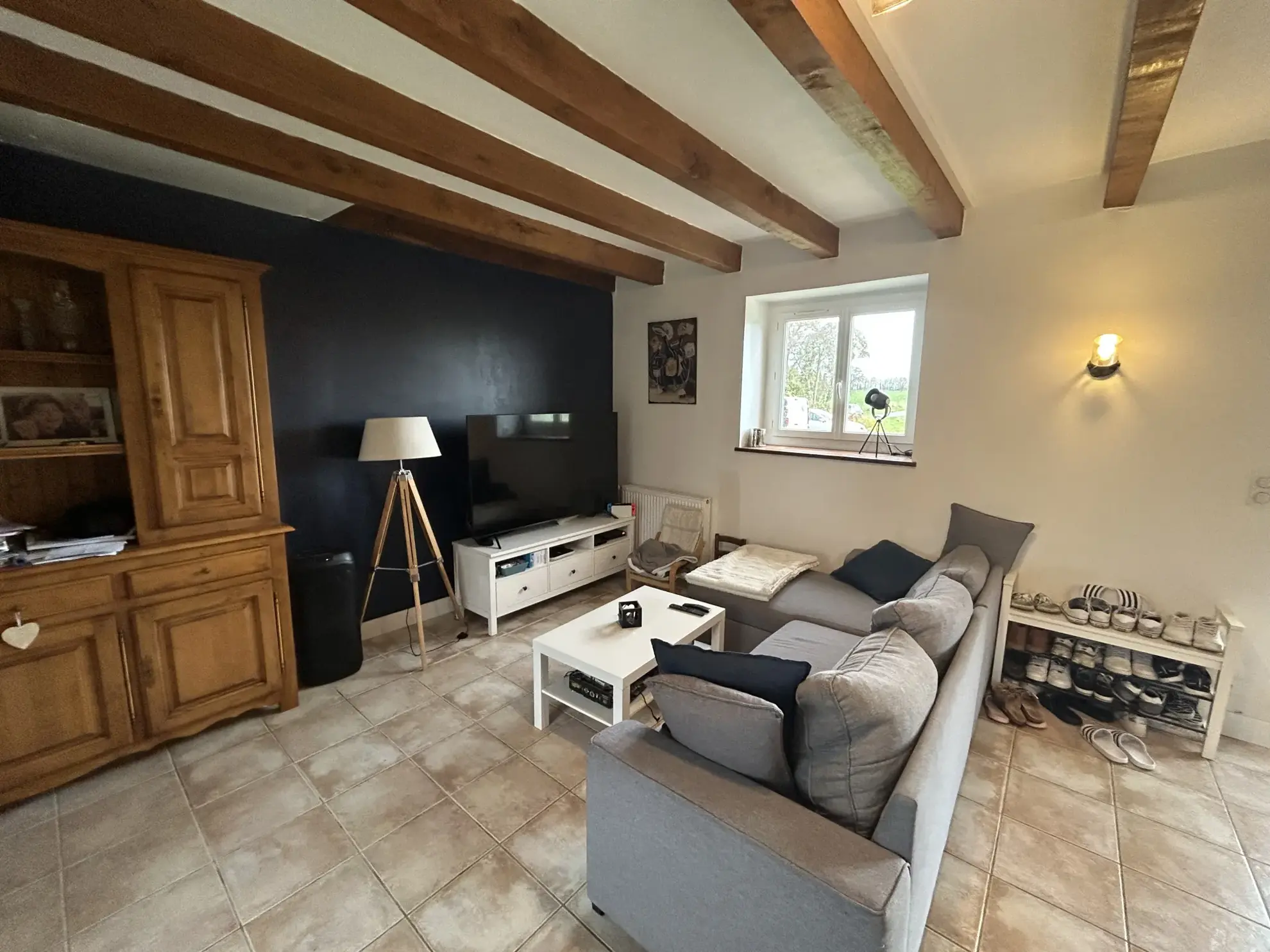 Maison de campagne rénovée à Bubry avec 3 chambres et parcelle de 676m² 