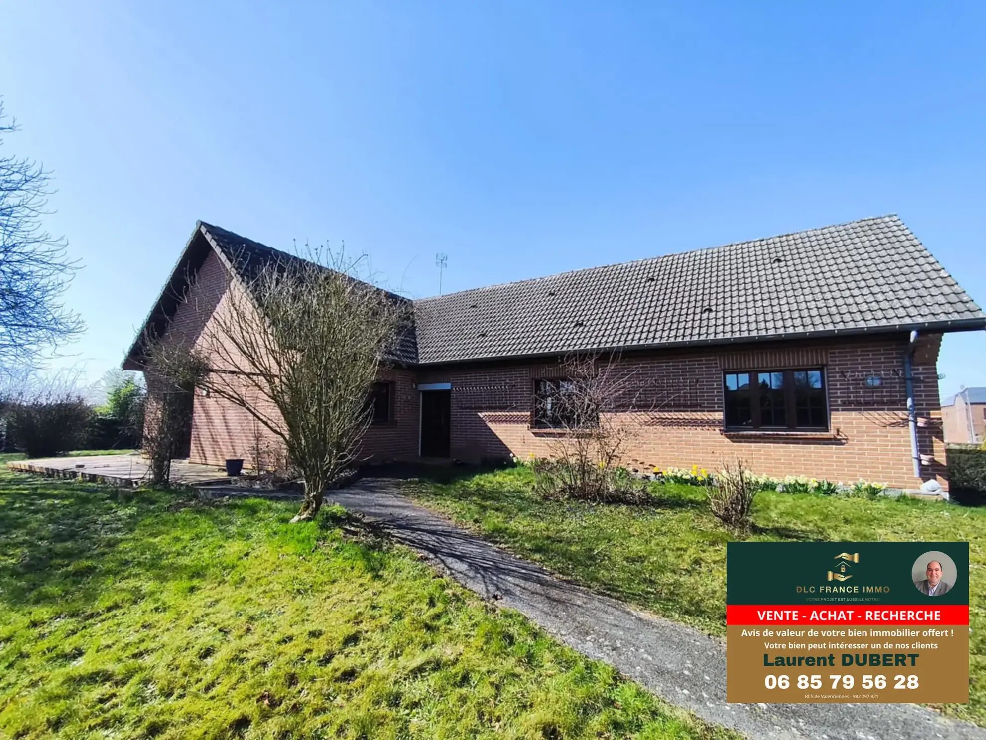 Maison individuelle à vendre à Maroilles - 140 m², 4 chambres, grande parcelle dans l'Avesnois 