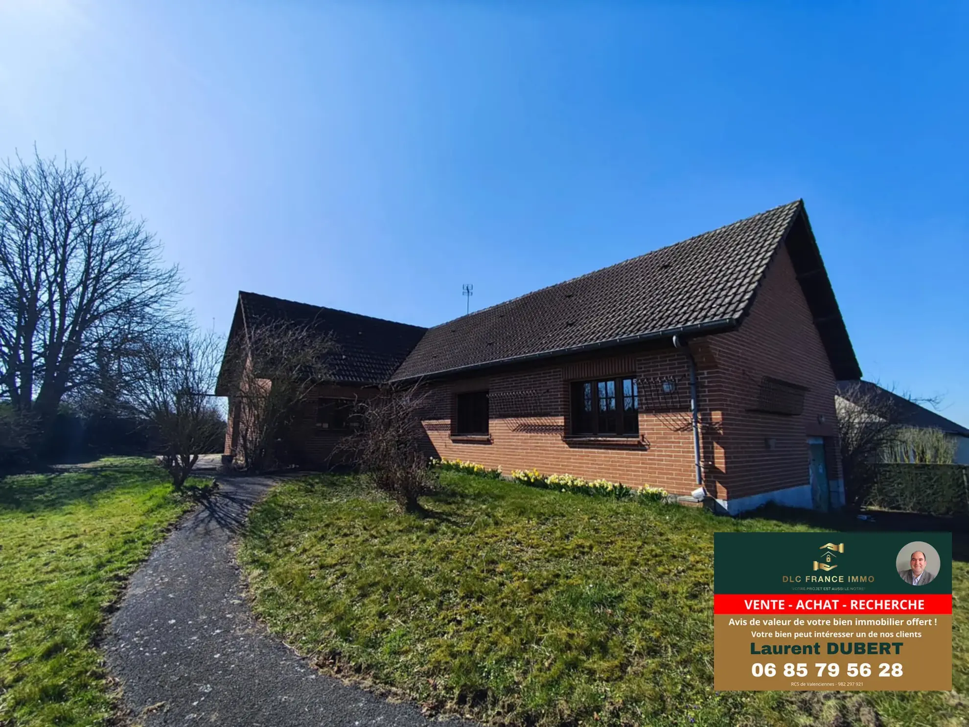 Maison individuelle à vendre à Maroilles - 140 m², 4 chambres, grande parcelle dans l'Avesnois 