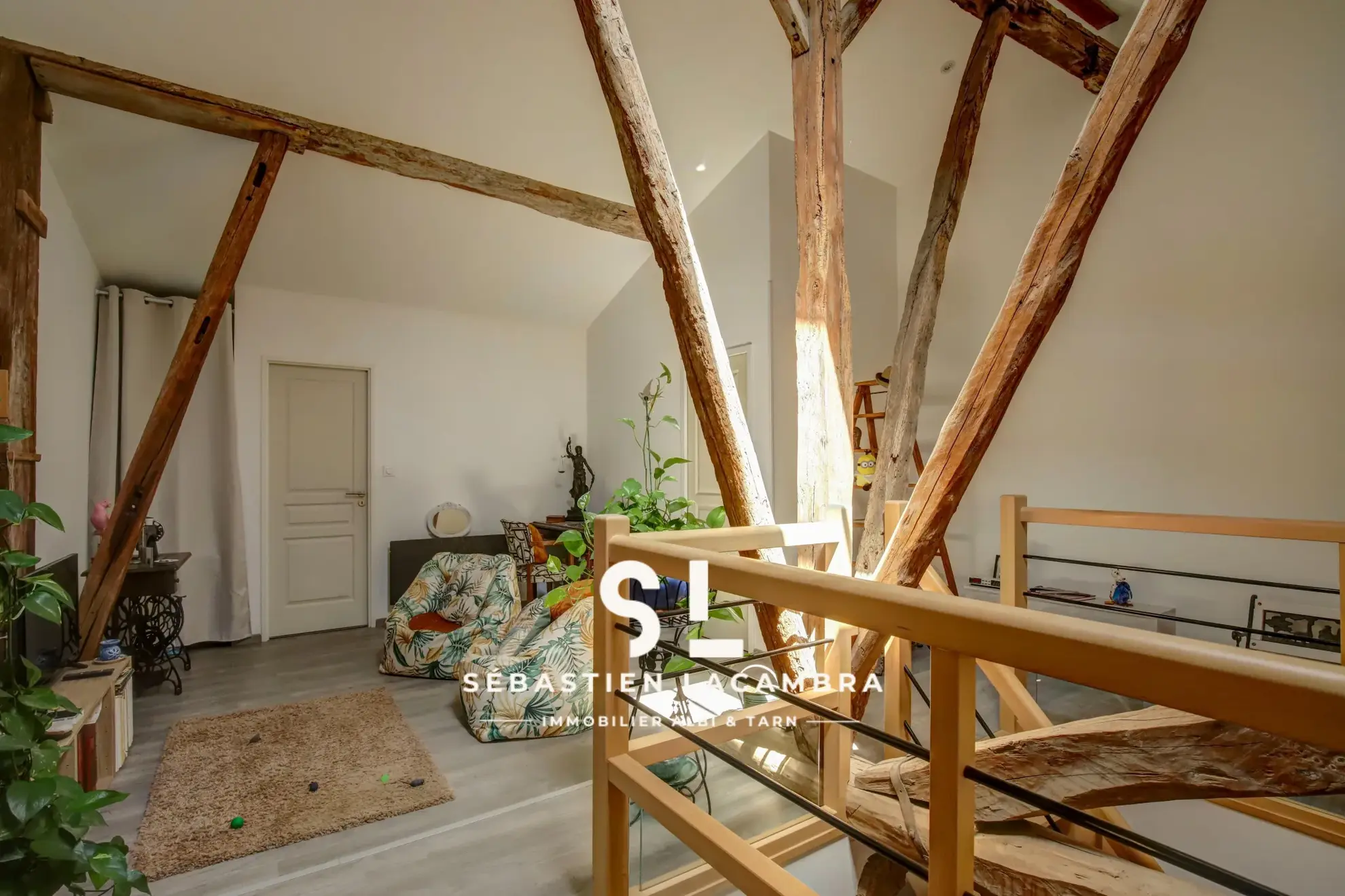 Maison de ville rénovée de 180 m² à Lisle-sur-Tarn avec garage et cave voûtée