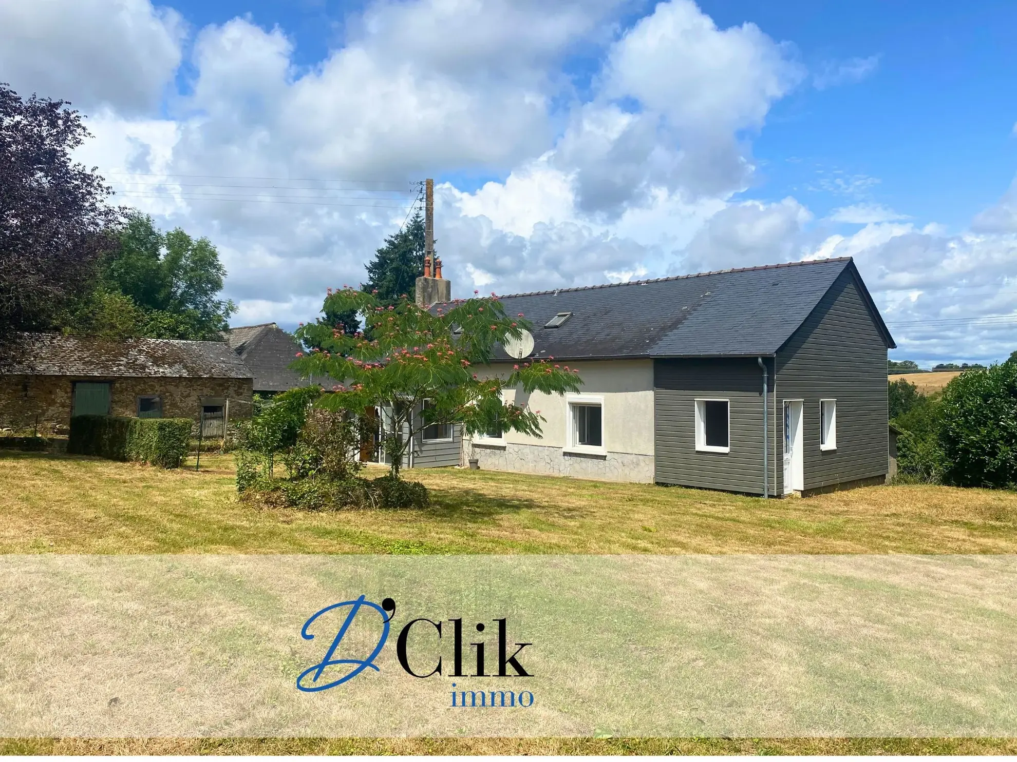 Charmante maison de campagne à Origne avec grand terrain et garage