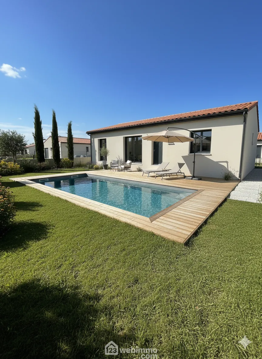 Villa neuve de 110 m² avec 4 chambres à Montner, proche Perpignan