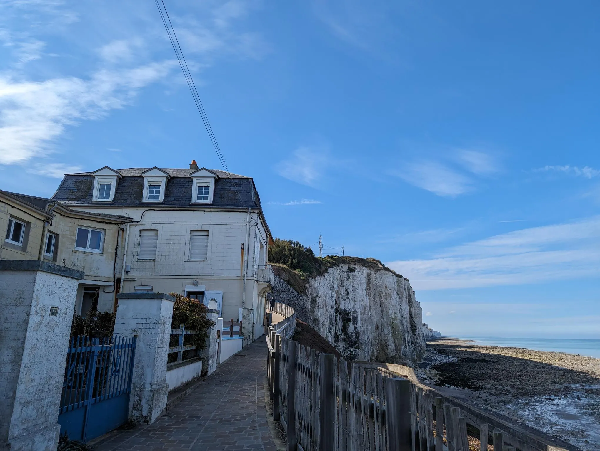 Appartement 2 chambres avec vue imprenable sur la mer à Ault