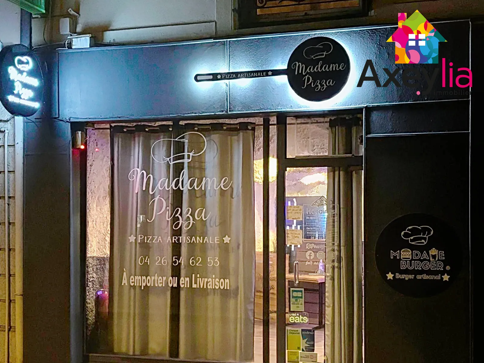 À vendre fonds de commerce de pizzeria à Roanne, hyper-centre avec distributeur de 70 pizzas