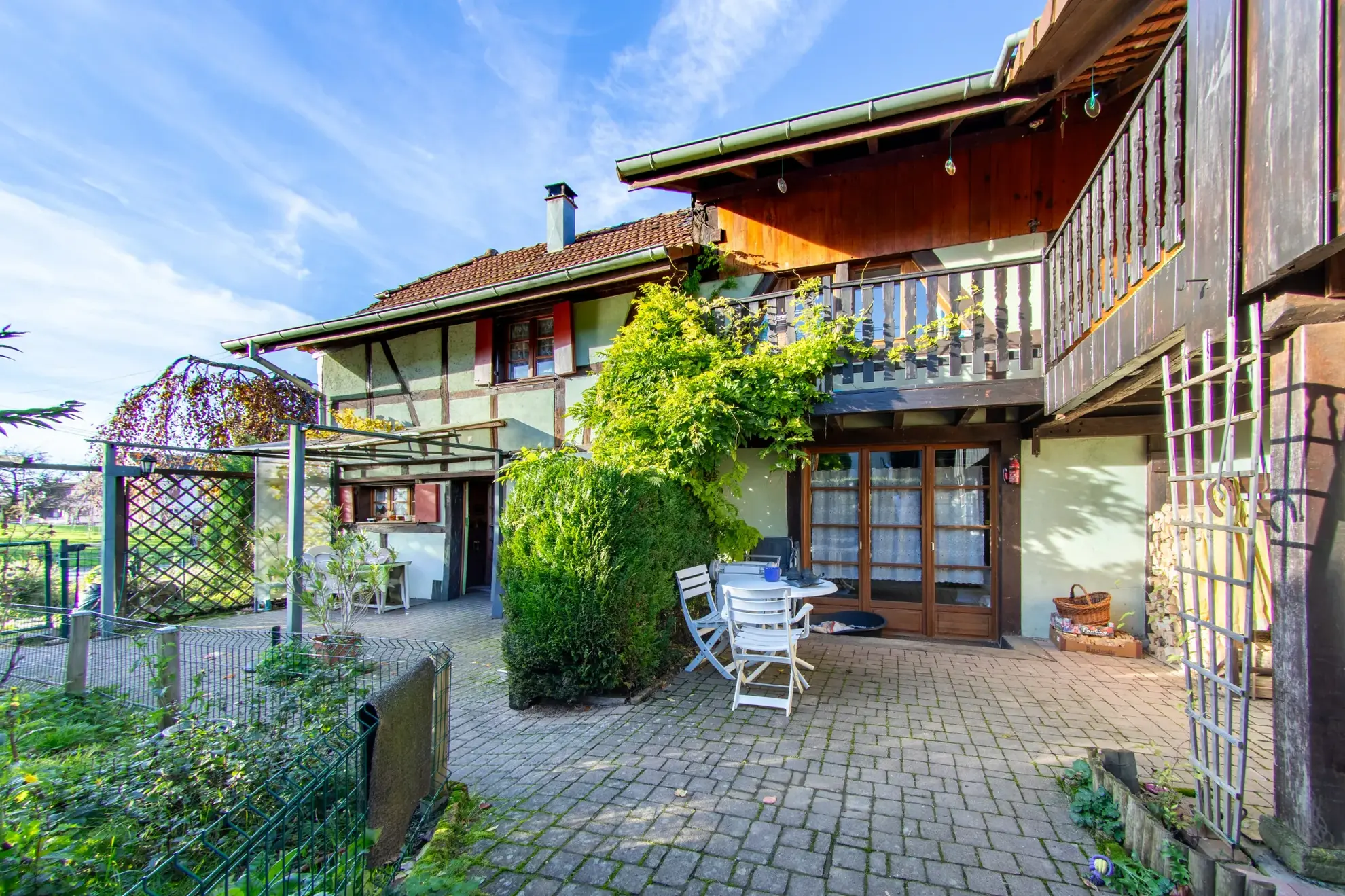 Maison alsacienne à vendre à Fulleren 110 m² avec jardin et dépendance