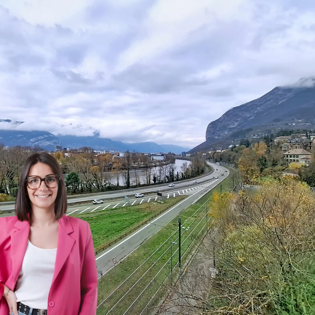 Appartement T3 de 51 m² à Grenoble en dernier étage avec vue sur les massifs