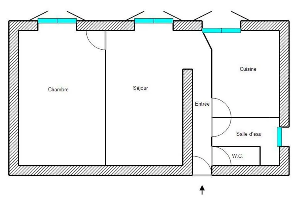 Appartement T2 de 42 m² à vendre au cœur de Draguignan 