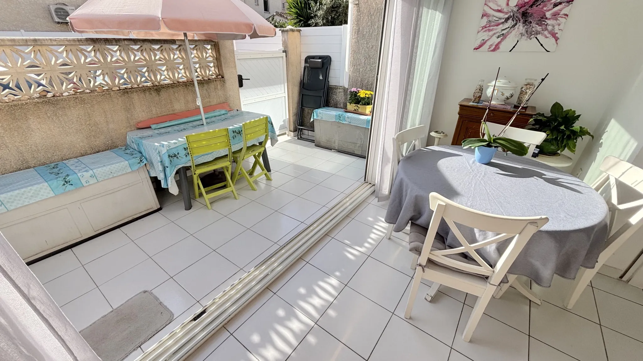Maison F3 avec véranda, terrasse et parking à Carnon-Plage 