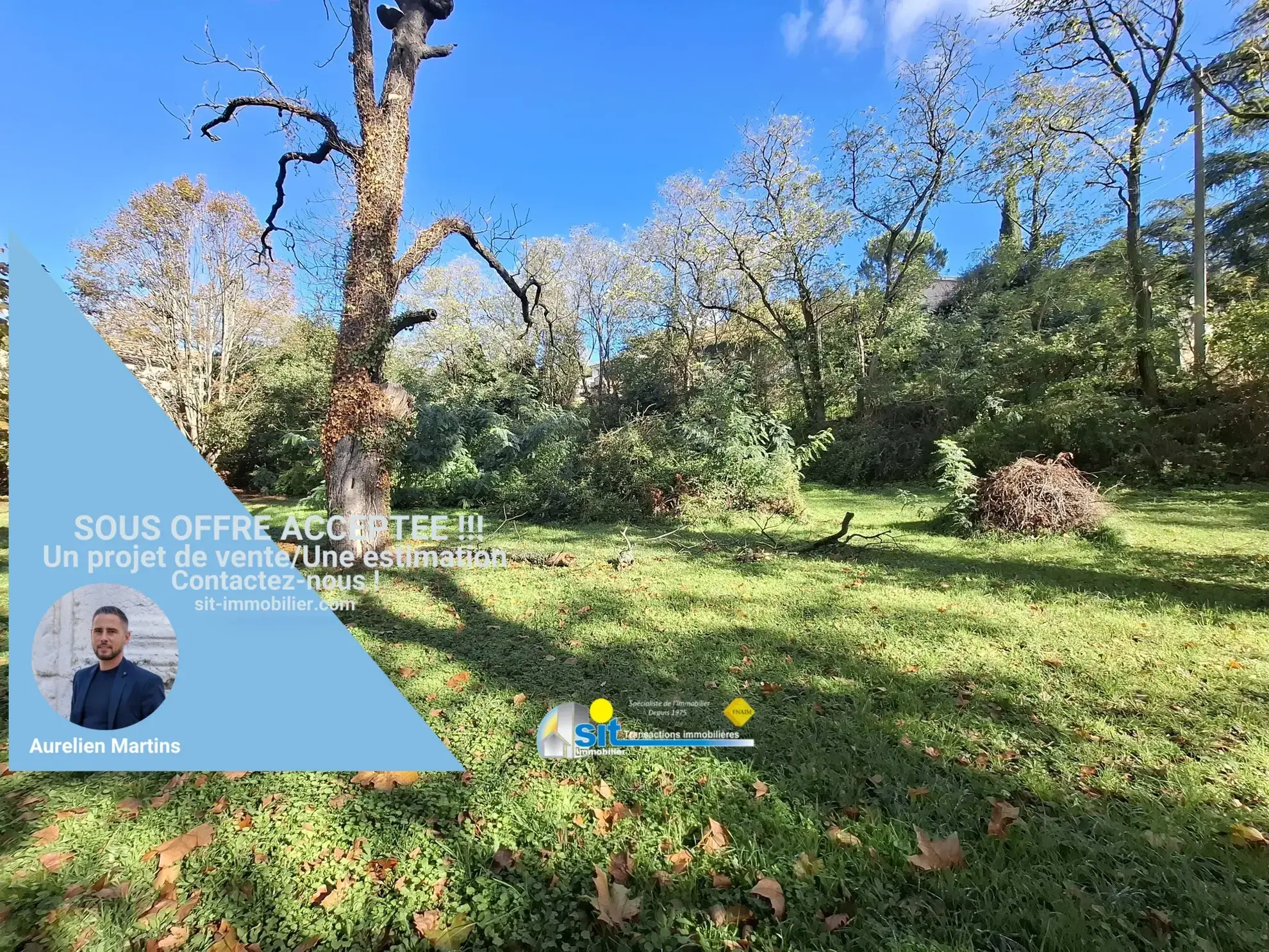 Terrain constructible de 779 m² à Saint-Clair-du-Rhône, proche gare et commodités