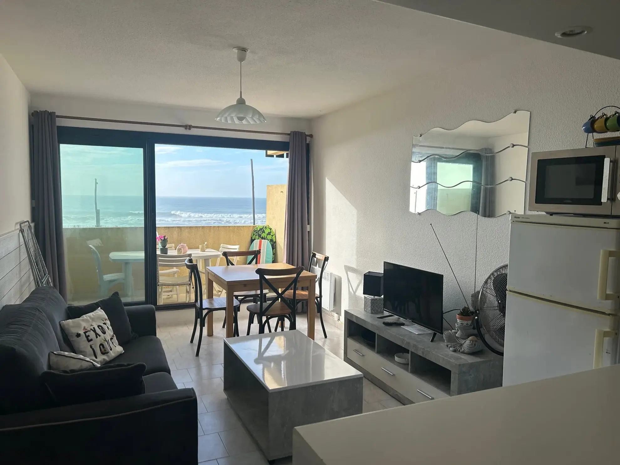 Appartement T2 face à l'océan avec balcon à Lacanau