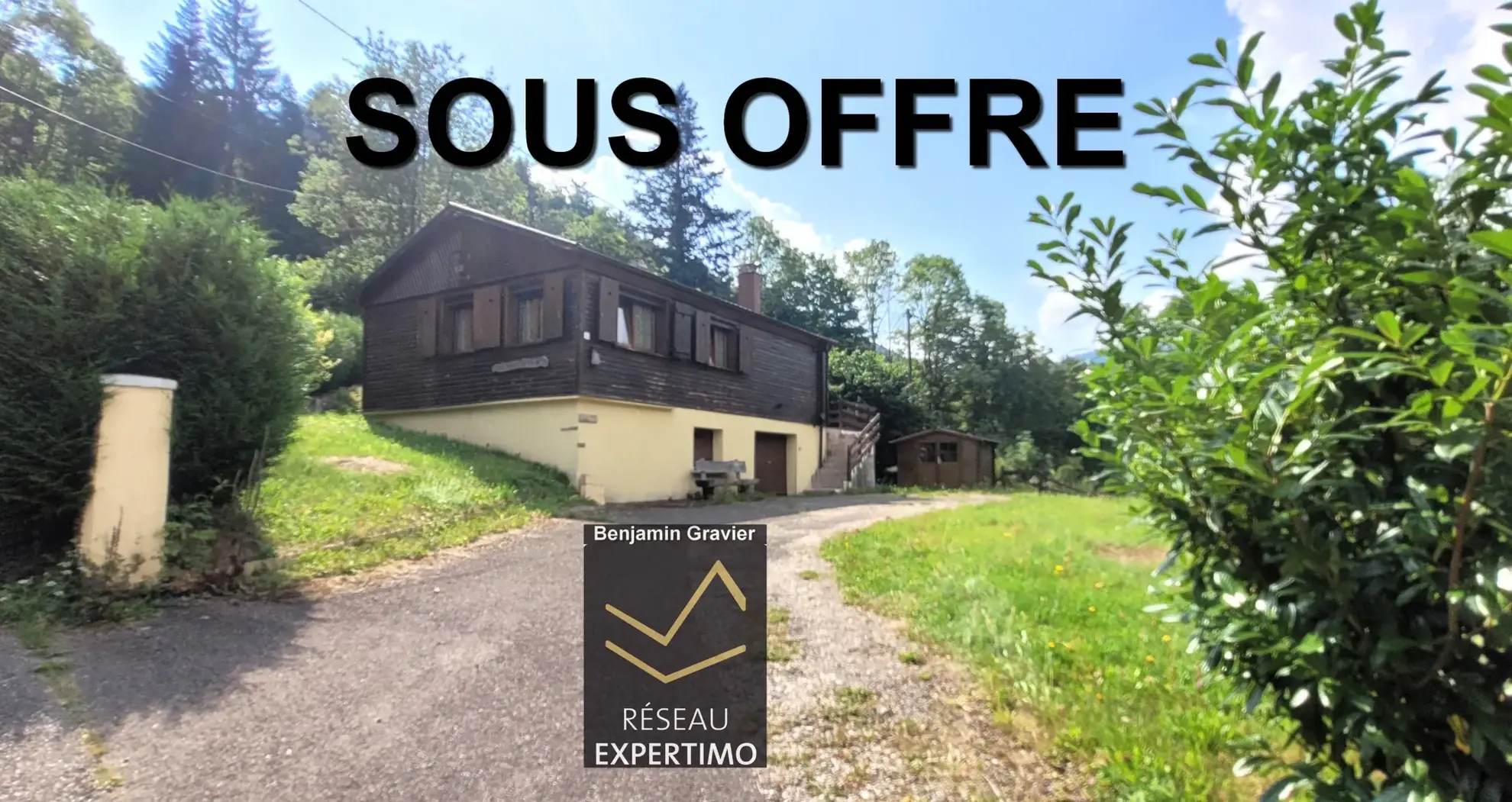 Charmant chalet à Mittlach avec vue dégagée et terrain de 7,69 ares