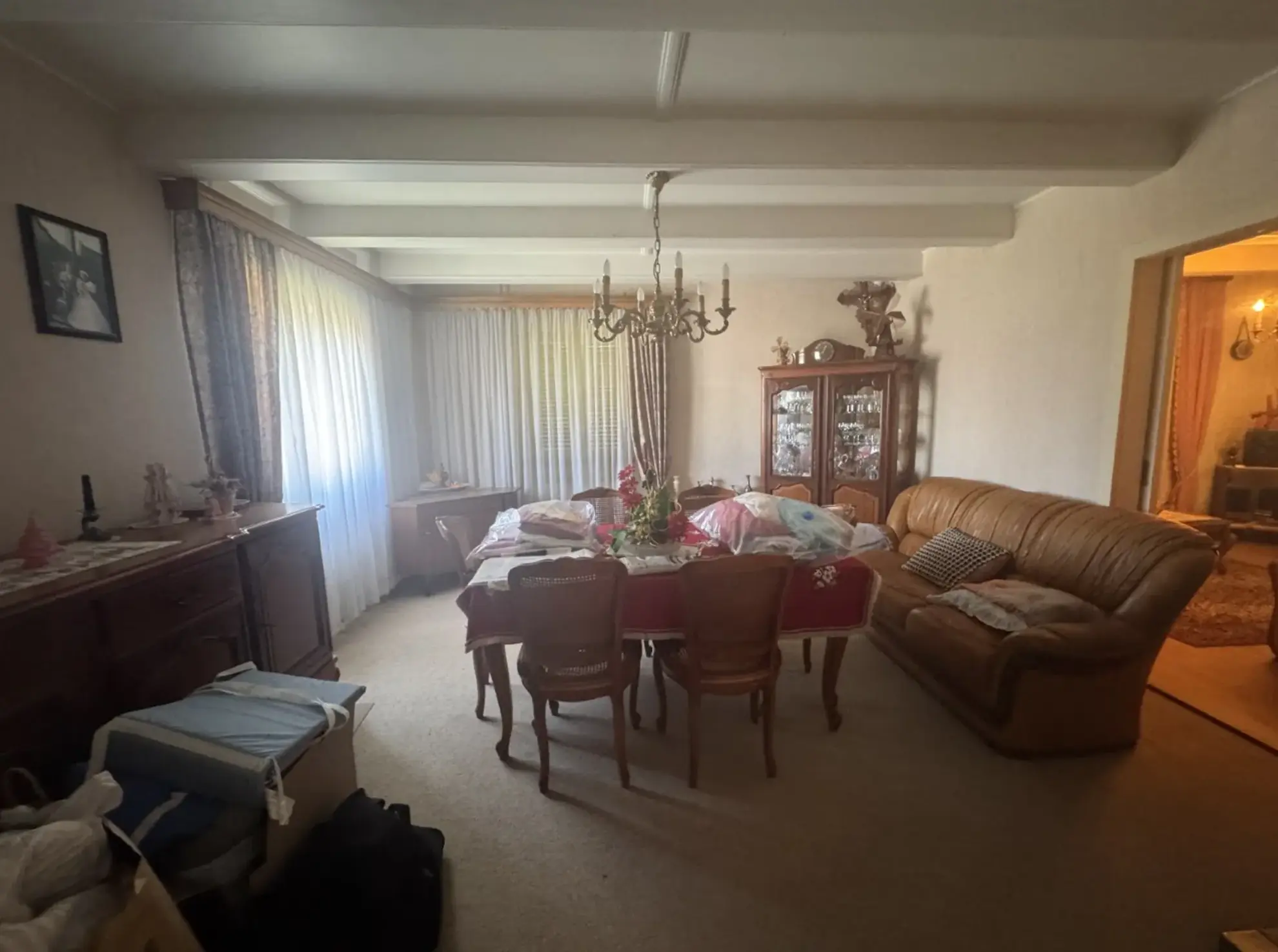 Maison de caractère à Riespach, 3 chambres, dépendances, terrain 11 ares au cœur du Sundgau 