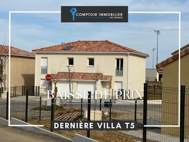 Villa T5 récente à vendre à Gragnague avec jardin, proche écoles et accès routiers