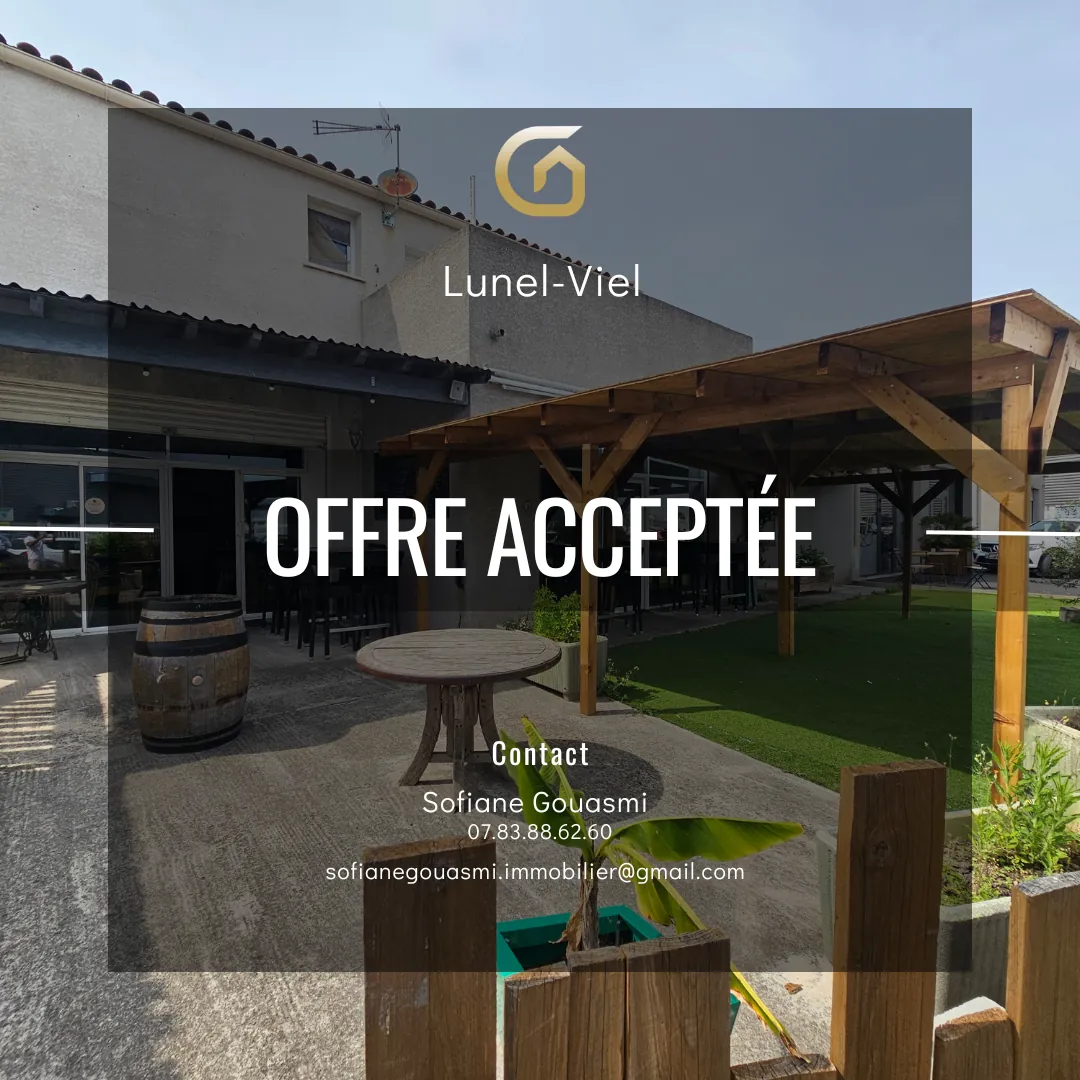 A vendre fonds de commerce restaurant en zone artisanale à Lunel-Viel