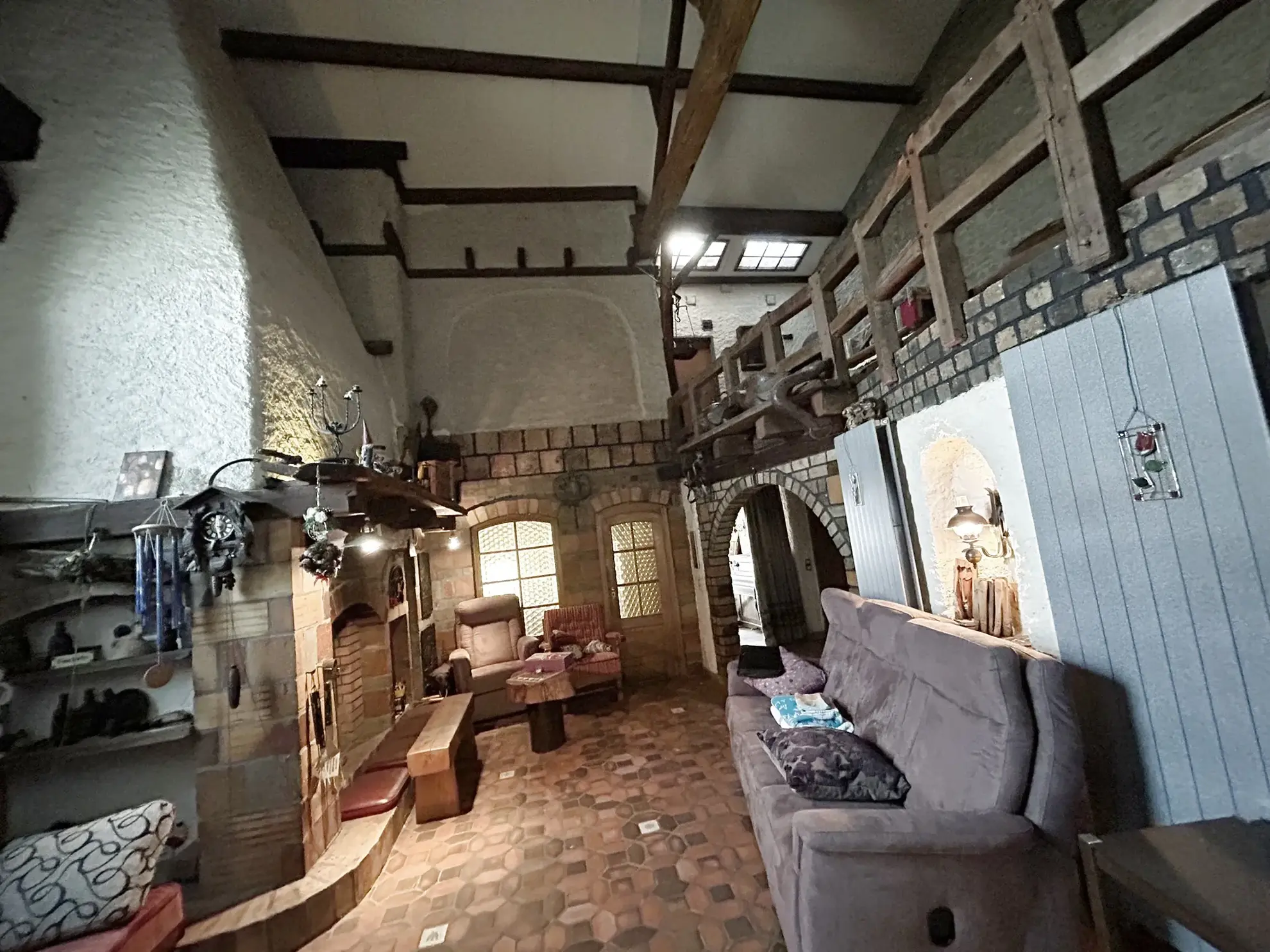 Belle maison de village avec terrain à Lucy à vendre 