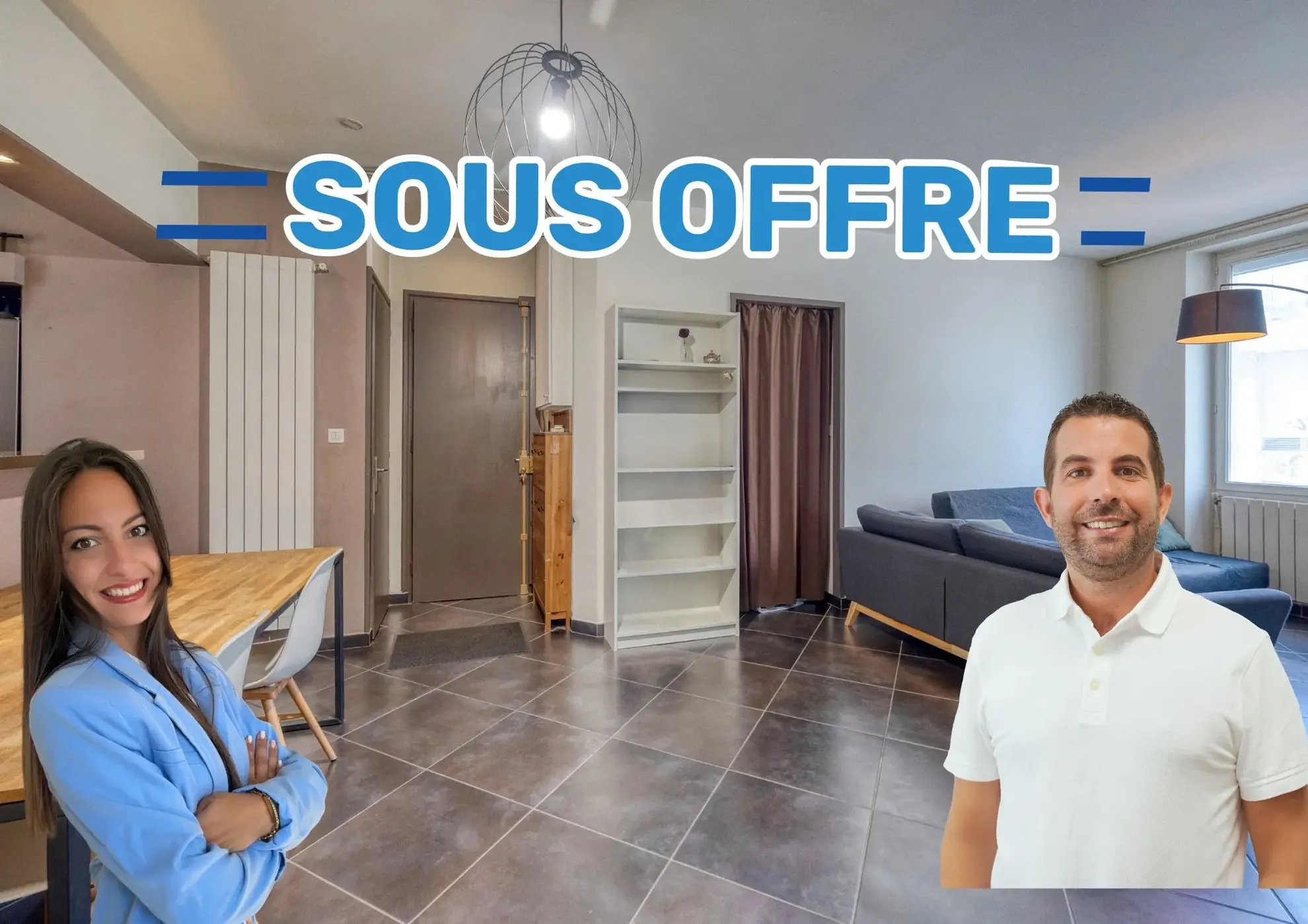 Appartement T3 rénové de 76 m² à Grenoble Clémenceau - Emplacement central