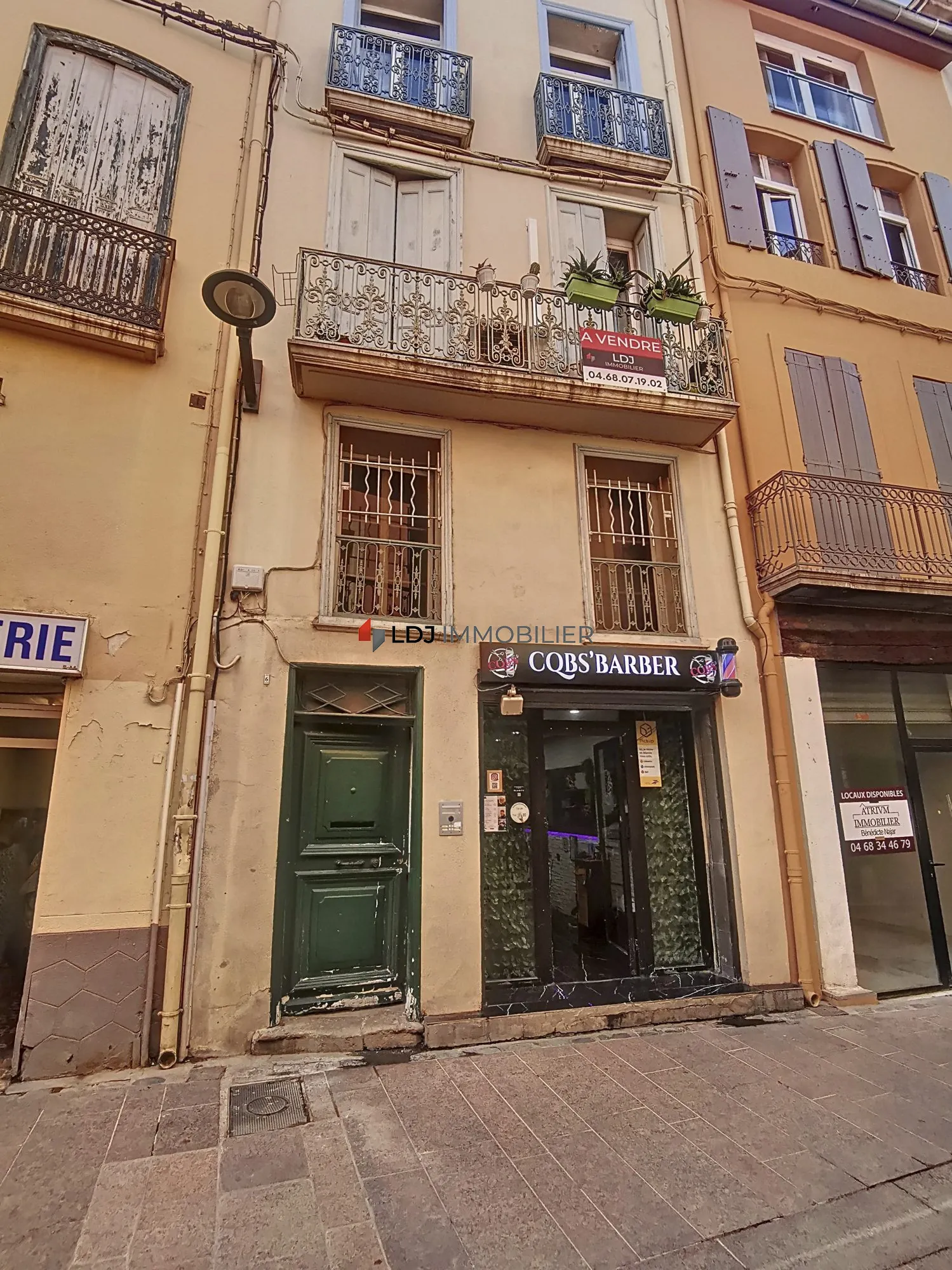 Local commercial de 31 m² avec cave à vendre en plein centre de Perpignan
