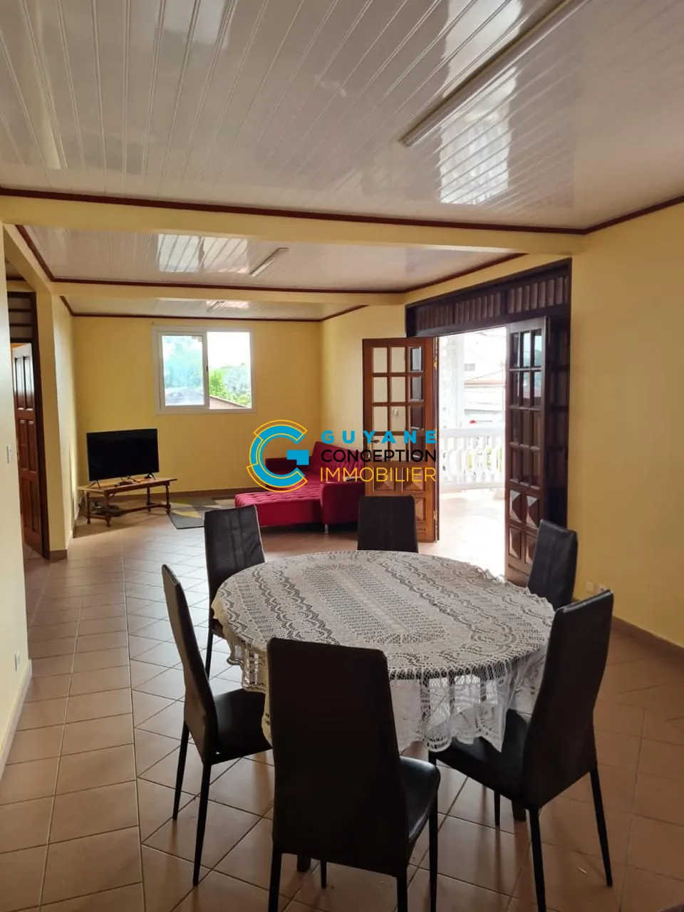 Appartement T3 lumineux avec grand balcon à Matoury – Secteur calme 