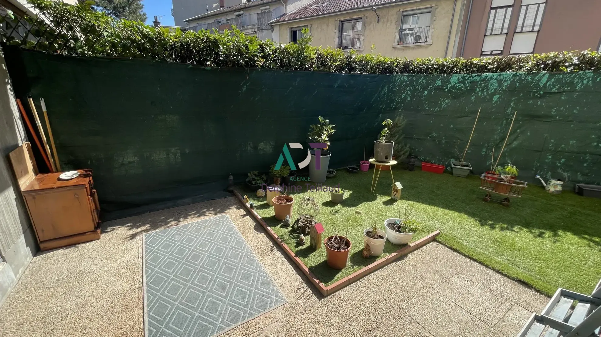 Appartement 2 pièces avec jardin à vendre à Grenoble - Résidence calme et bien entretenue 