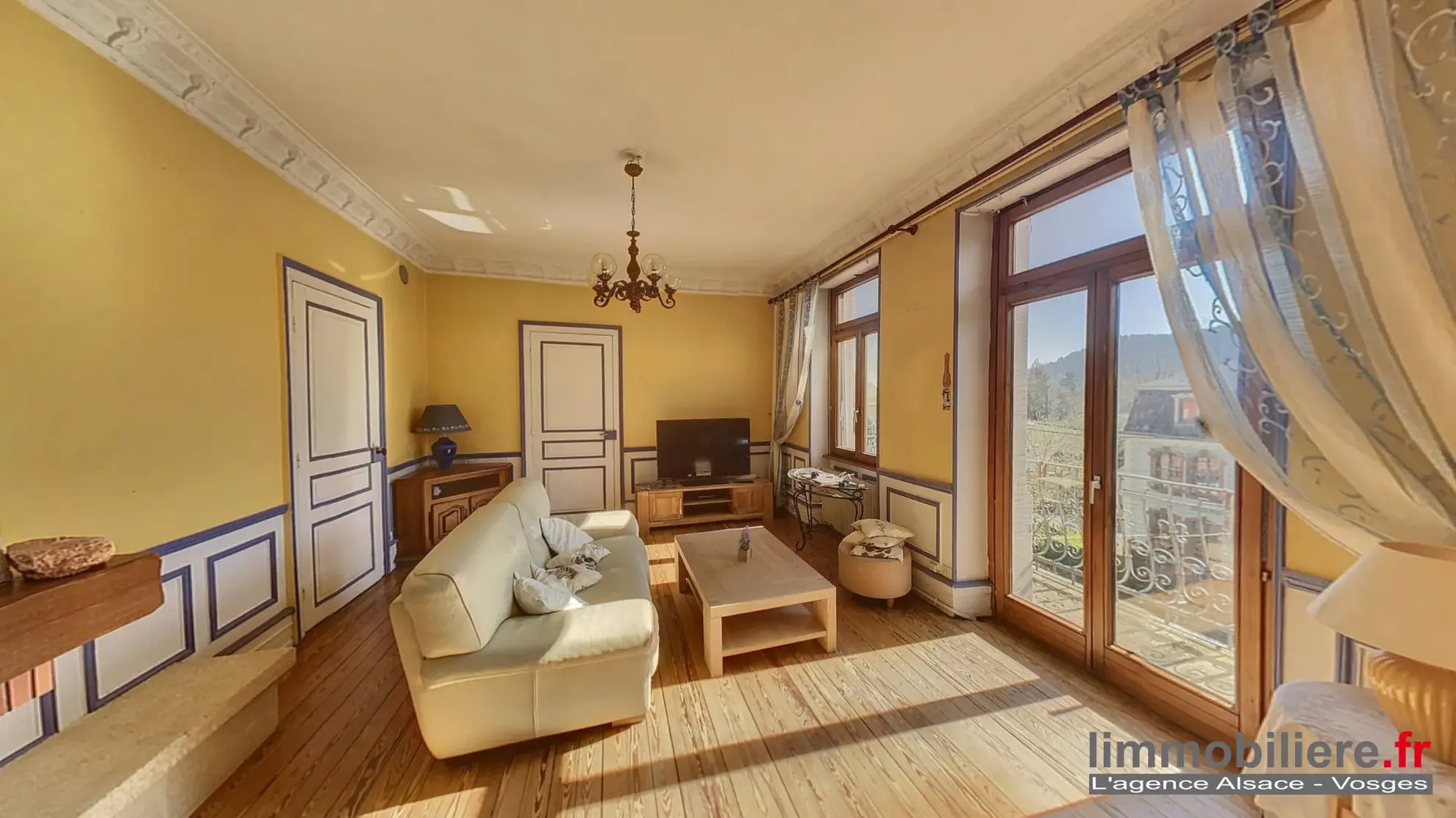 Grand duplex 4 chambres avec jardin et sous-sol à Sainte-Croix-aux-Mines