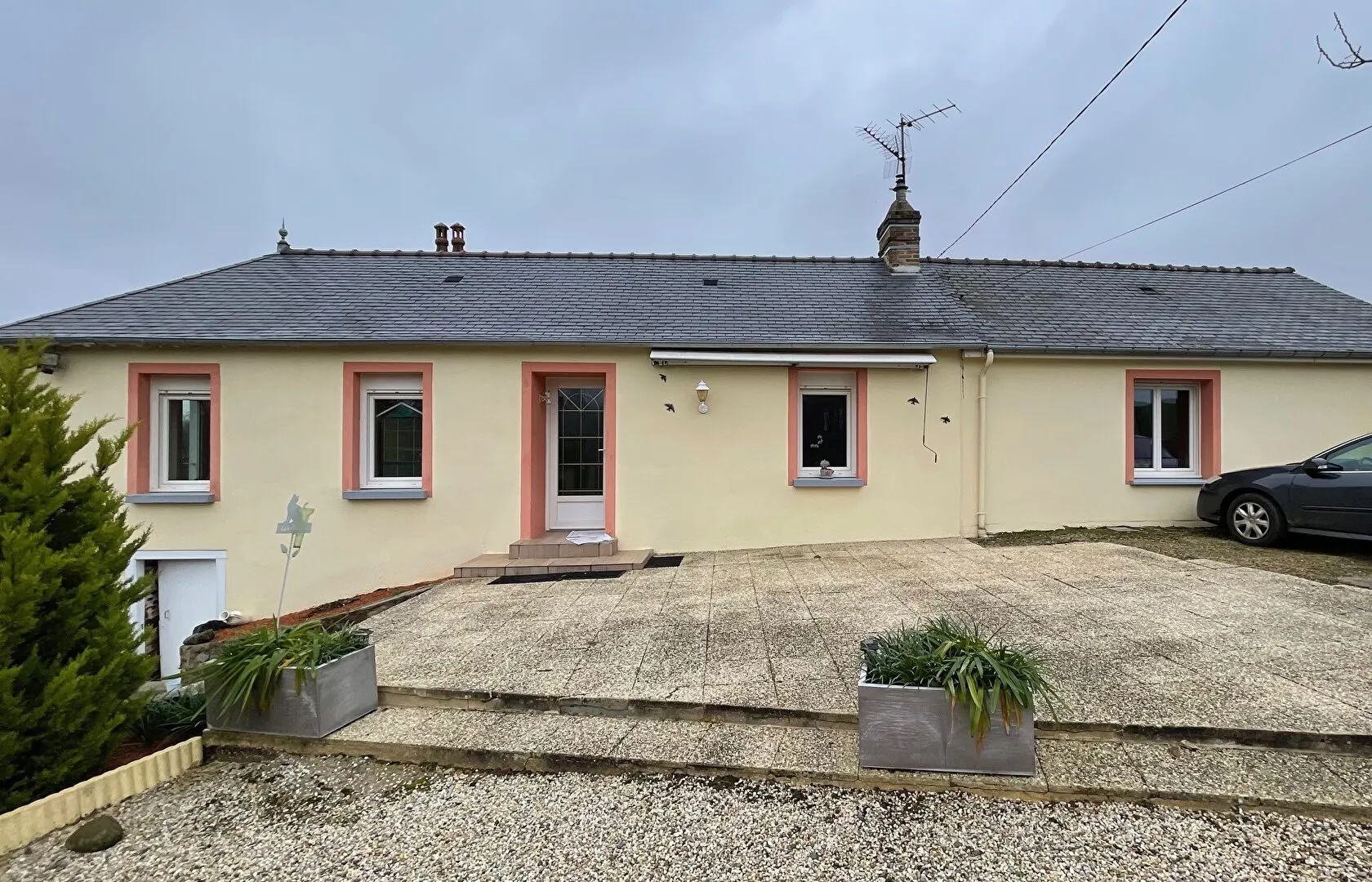 A vendre maison de plain-pied à proximité de Mayenne – 70 m² en campagne