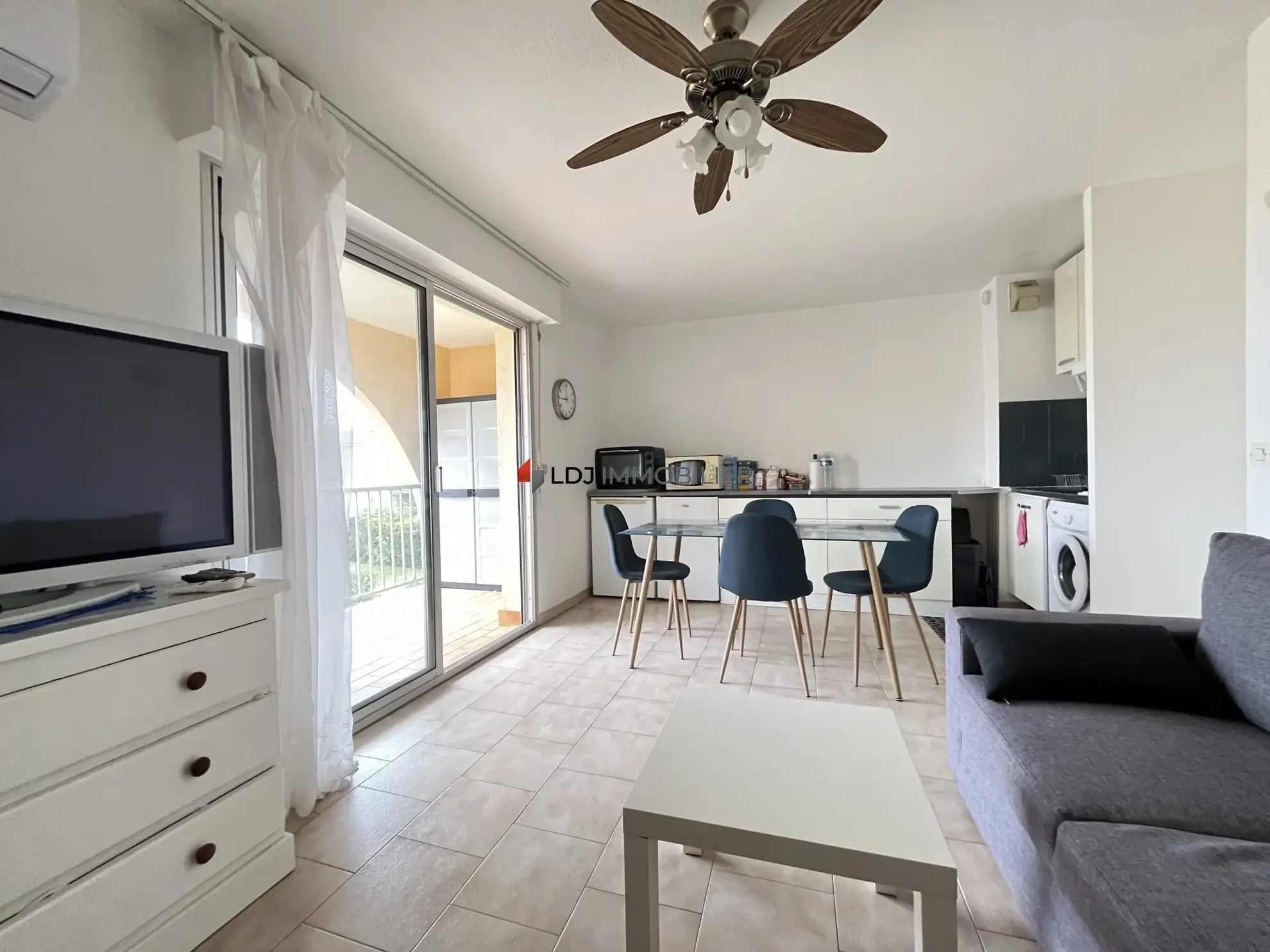 Appartement T2 Meublé avec Terrasse, Piscine et Tennis à Canet-Plage