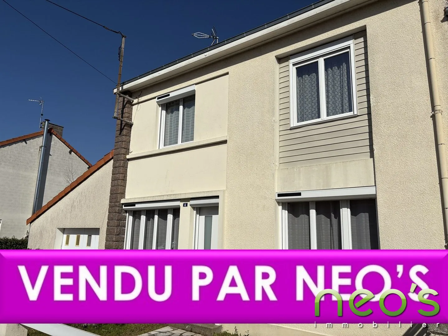 Maison à vendre à Saint Macaire en Mauges – 85 m², jardin clos, garage