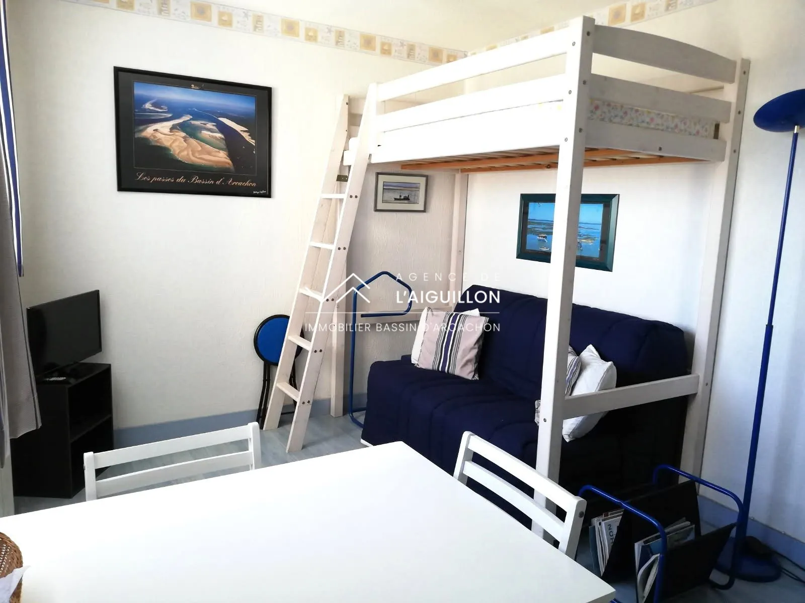 Studio avec parking, piscine à Arcachon Aiguillon 