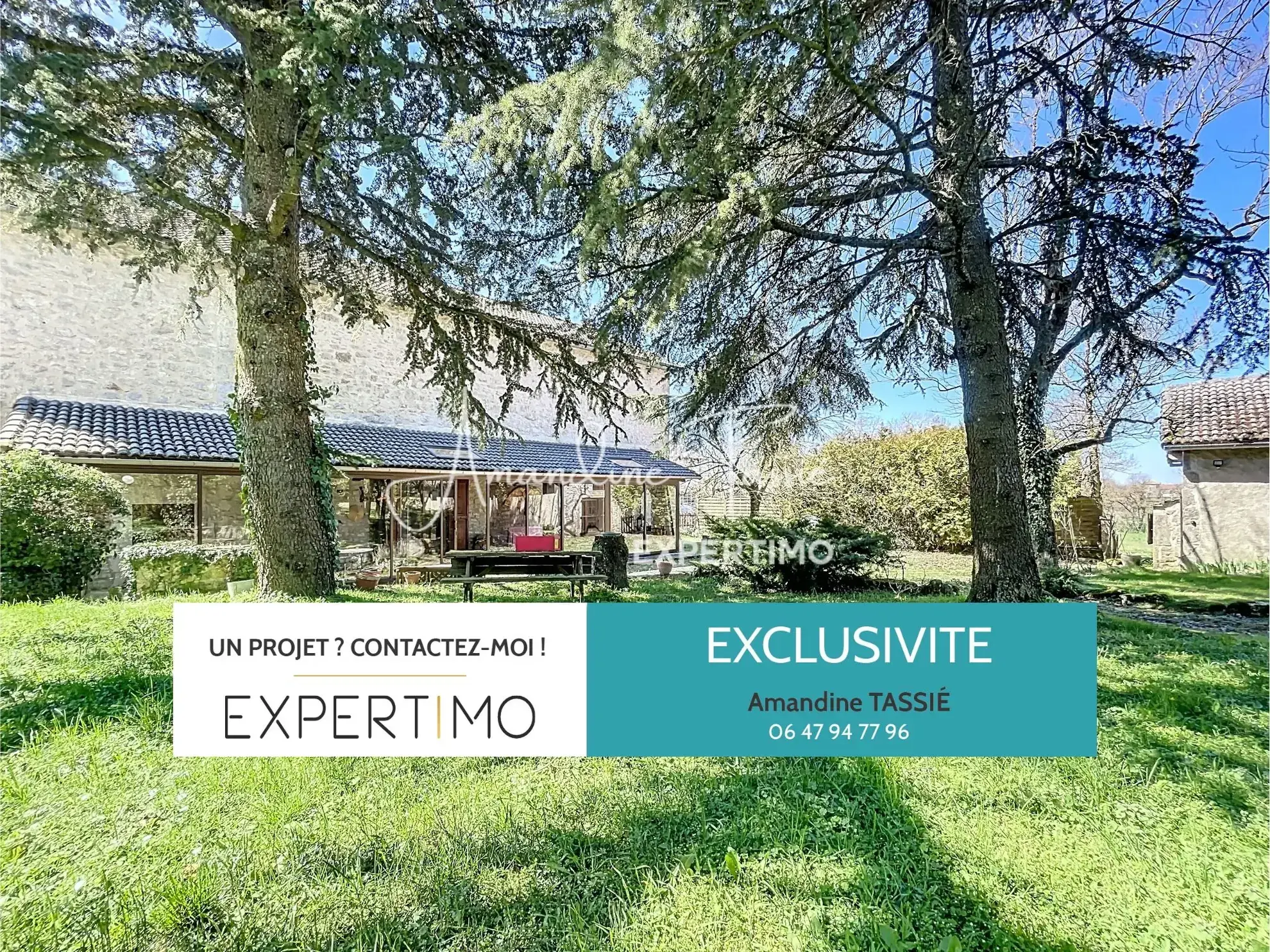 Maison de caractère avec grand terrain constructible à La Cavalerie