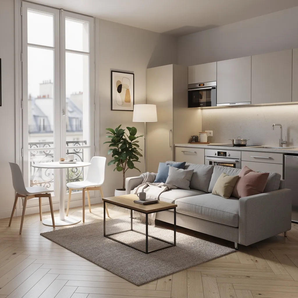 Charmant studio de 26 m² à Neuilly-Plaisance avec parking