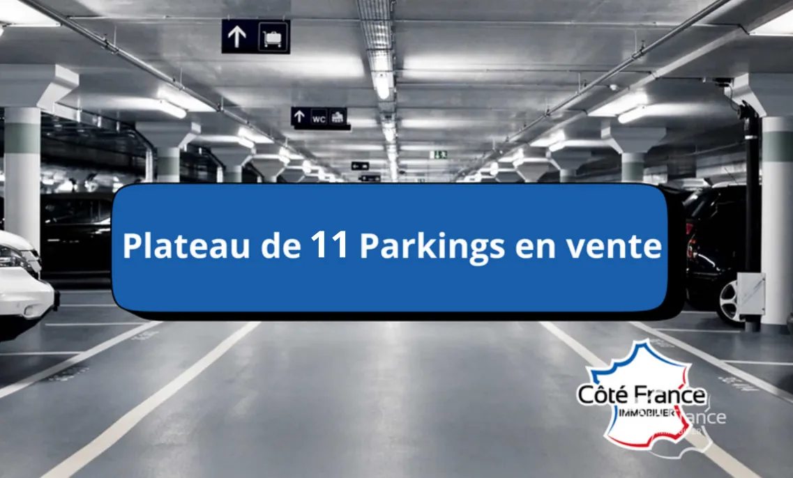 Plateau de 11 places de parking à vendre à Aix-en-Provence, emplacement stratégique