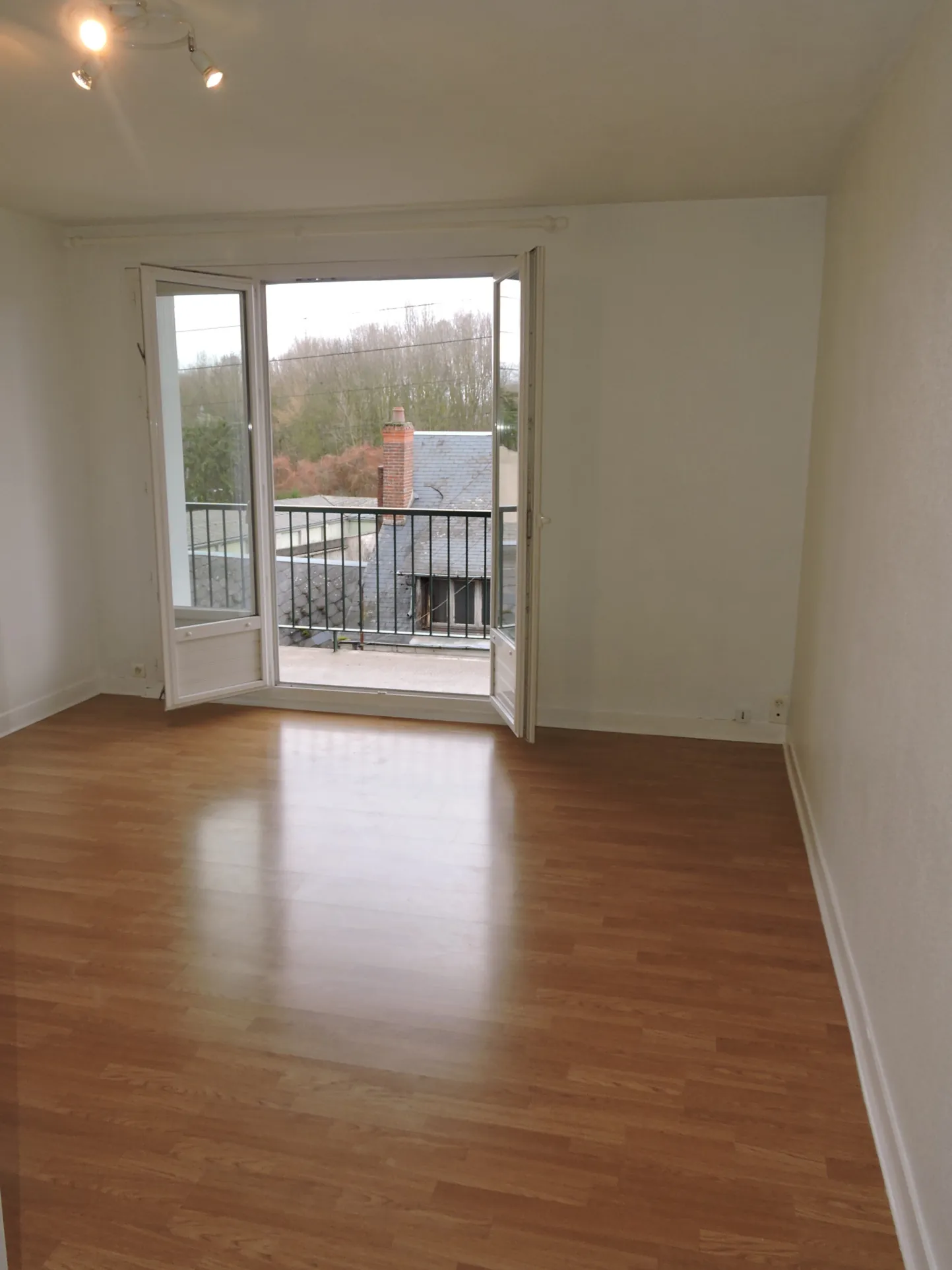 Grand studio avec balcon à Bourges - Secteur central, lumière naturelle et cave 
