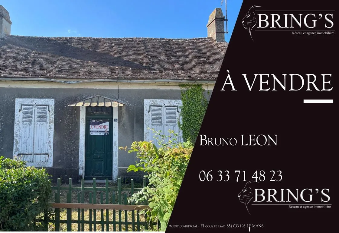 Maison ancienne à rénover avec jardin à Villeneuve-en-Perseigne