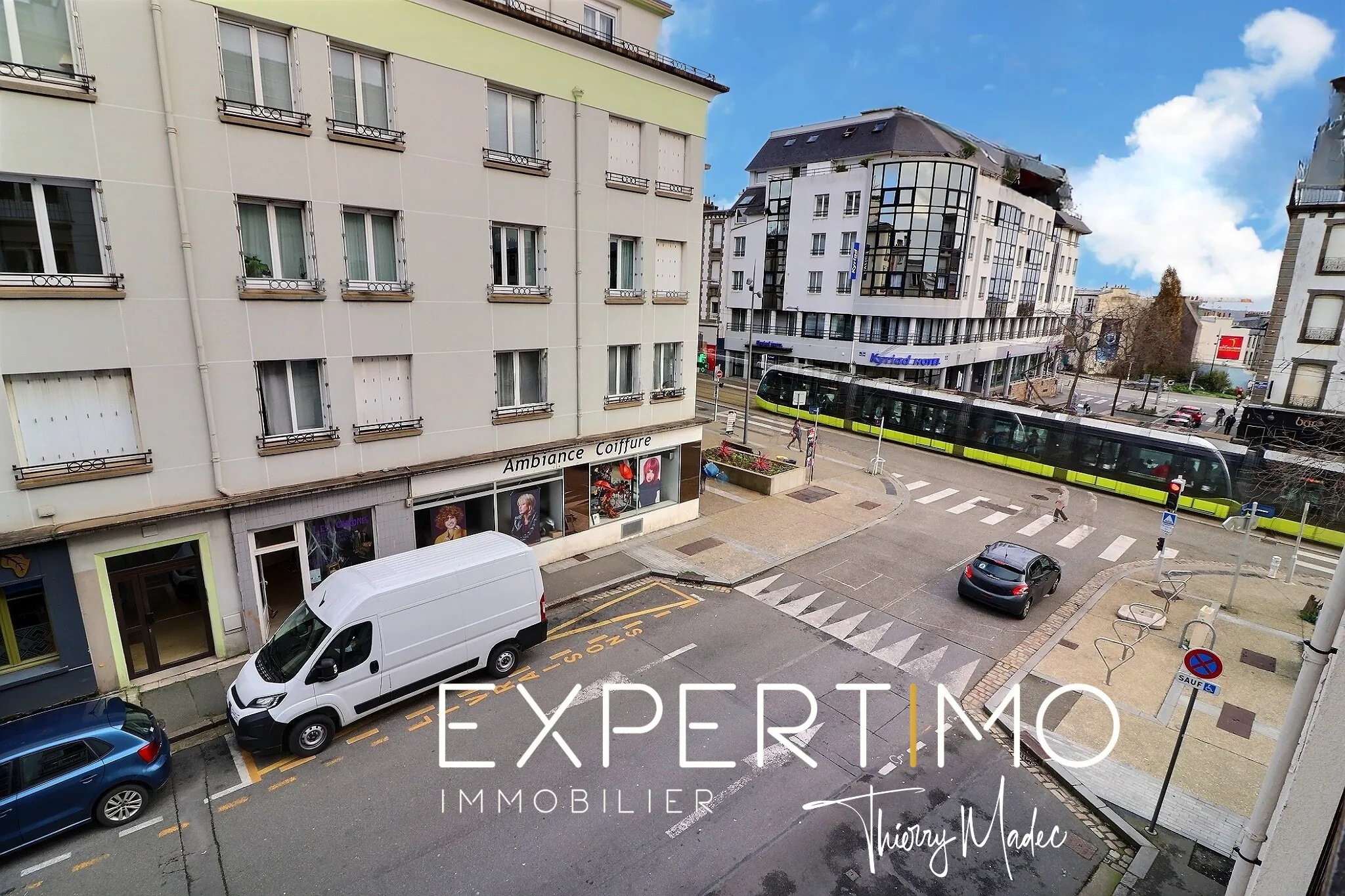 Appartement T3 rénové de 61 m² à Brest secteur Octroi, calme et lumineux