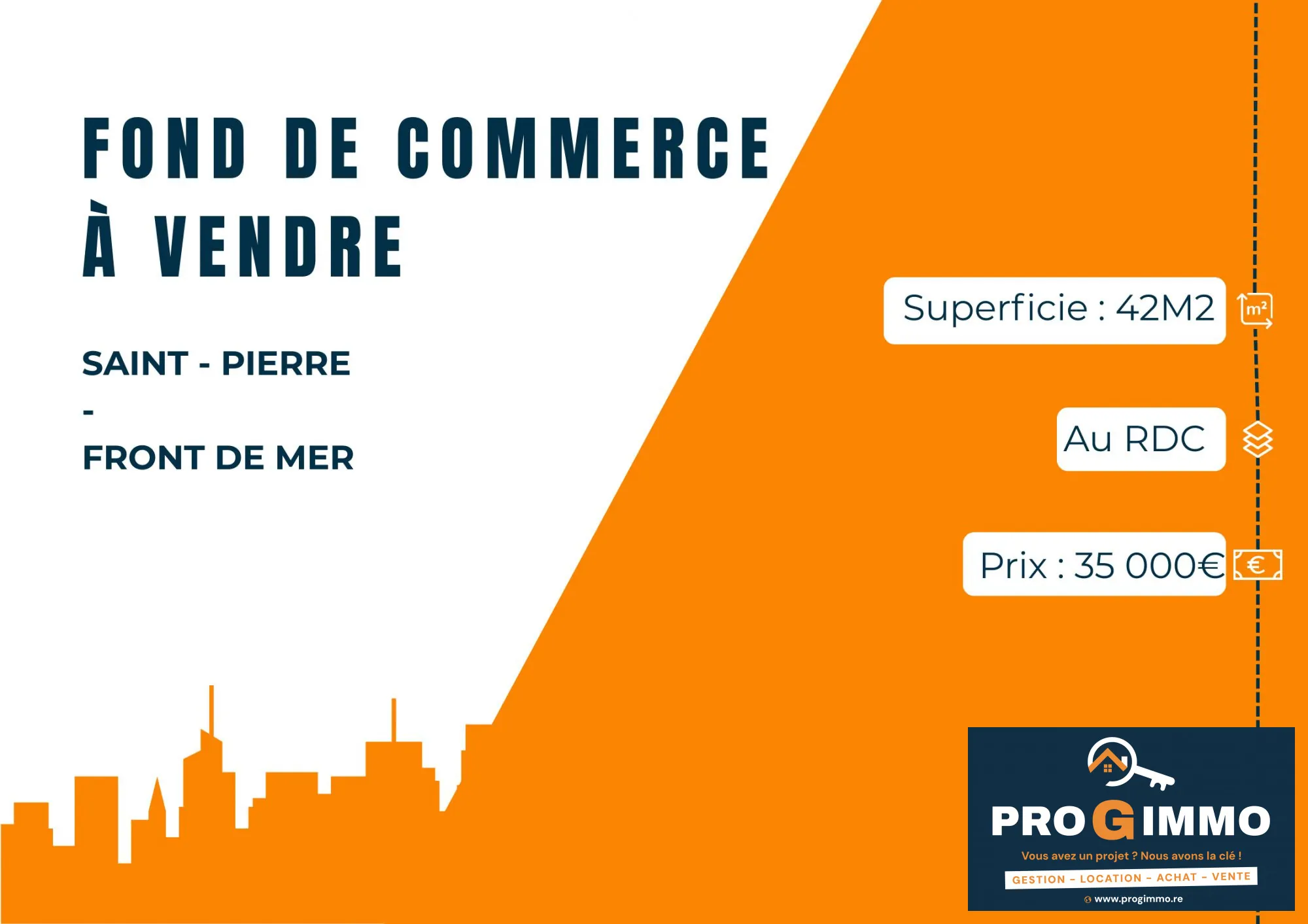 Local commercial prêt-à-porter à vendre à Saint-Pierre (Réunion) – Opportunité à saisir