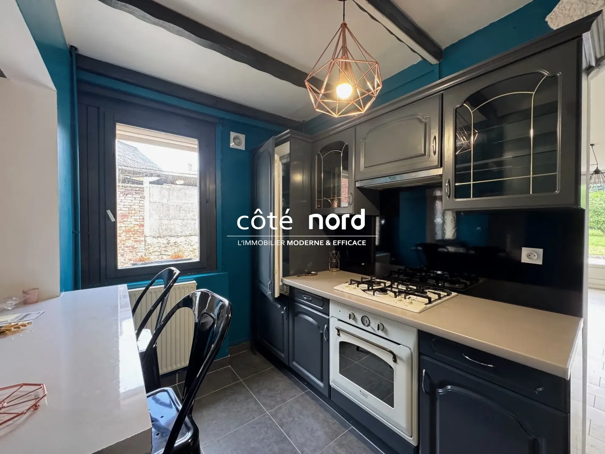 Maison à vendre à Caudry : longère avec jardin et dépendance 