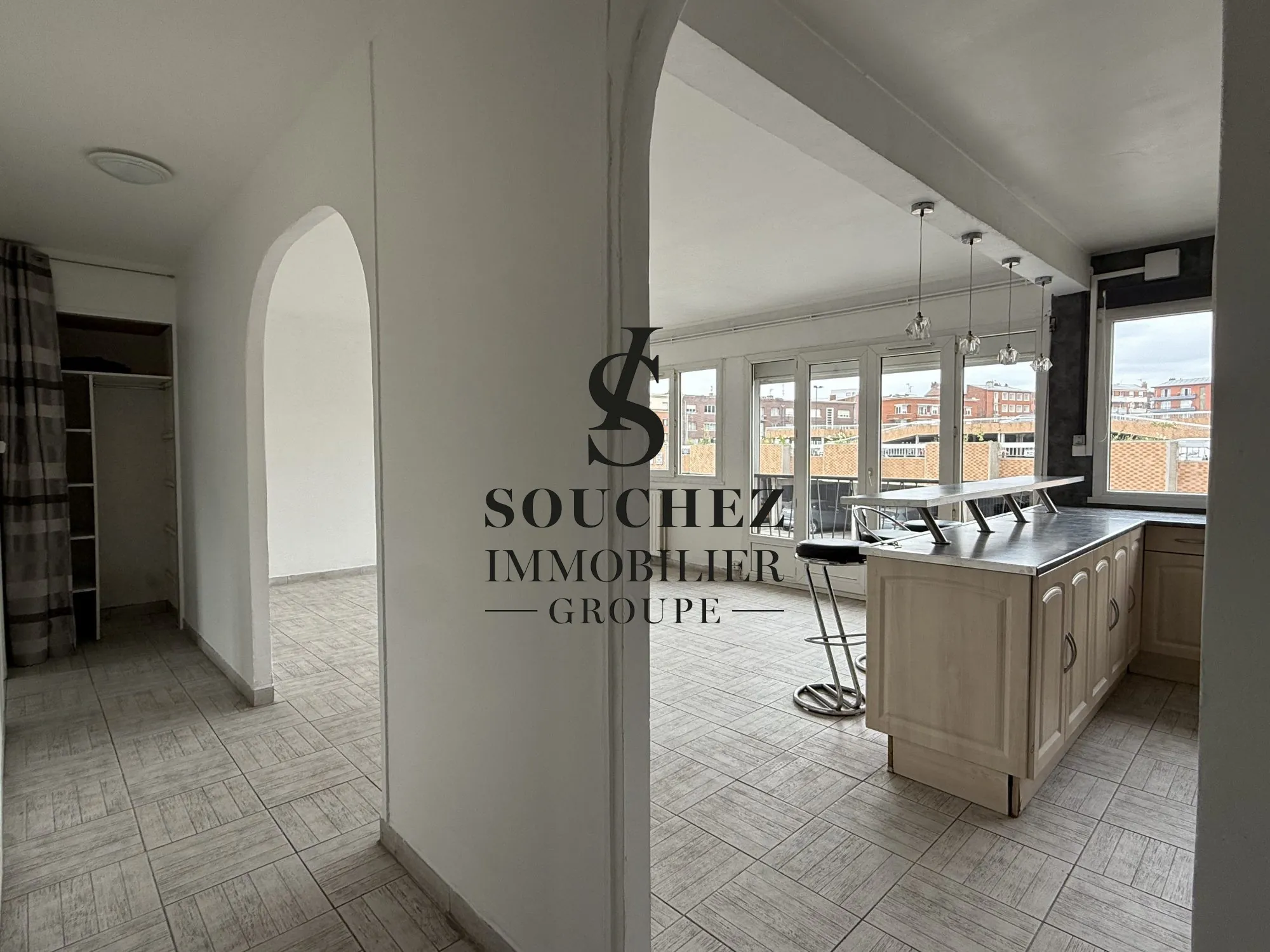 Appartement T3 rénové à Lens, proximité immédiate du centre-ville