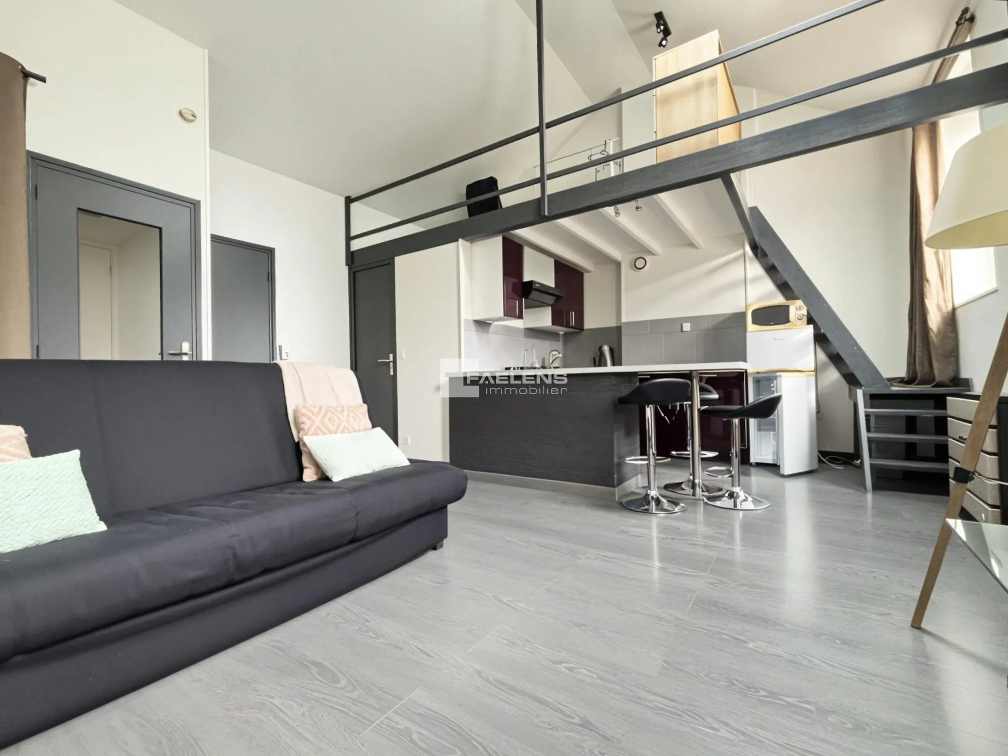A vendre appartement T2 avec mezzanine à Lille - 45 m² 