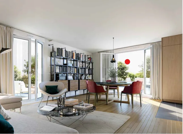 Appartement 2 pièces neuf à Champigny-sur-Marne avec terrasse et parking 