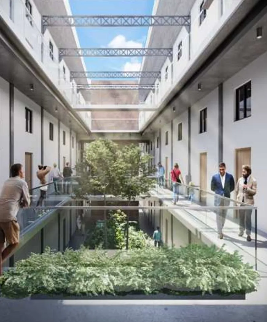 Loft brut à aménager de 104 m² à Roubaix avec terrasse et parking 