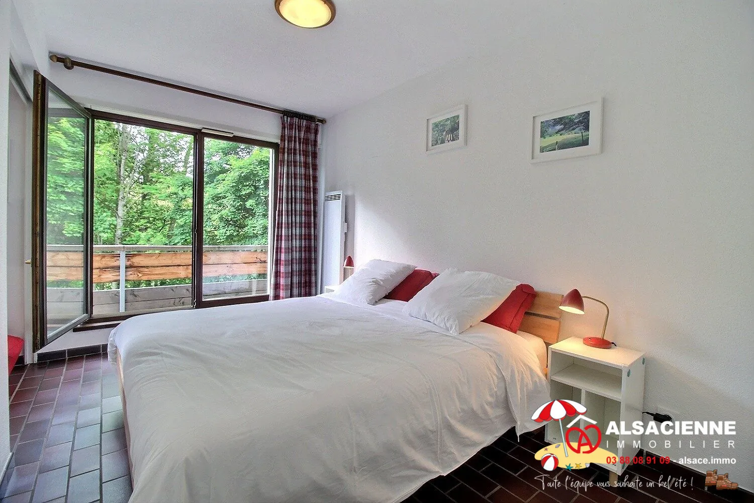 Appartement 2/3 pièces avec terrasse, piscine et parking au Hohwald 