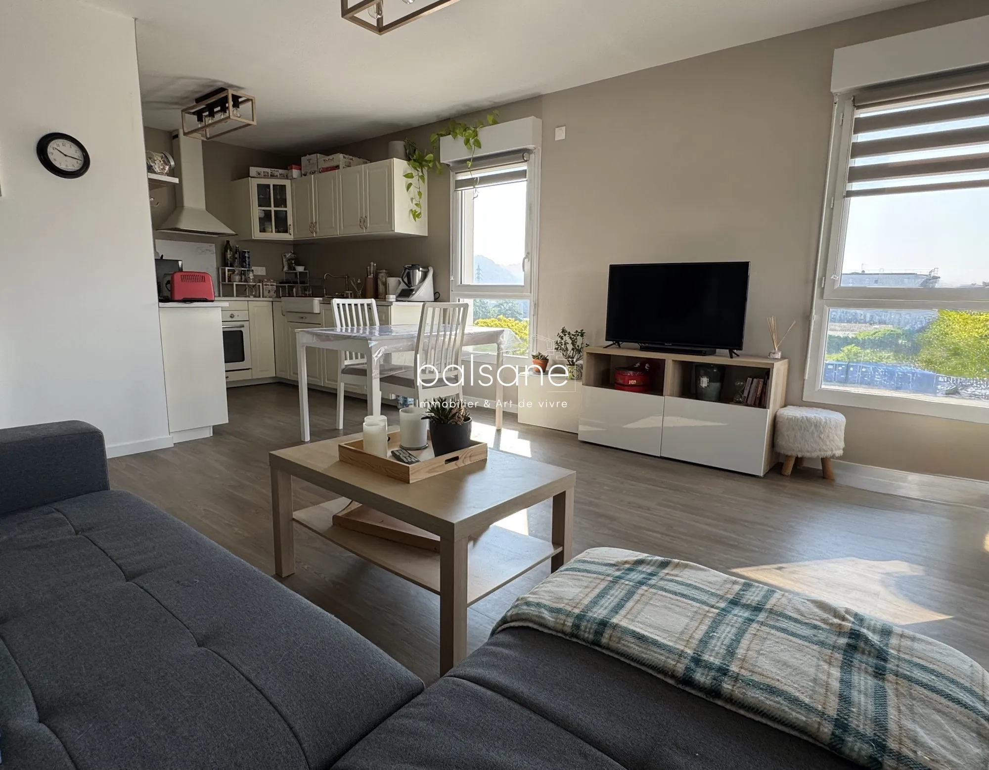 À vendre appartement 3 pièces lumineux avec terrasse à Sotteville-lès-Rouen 