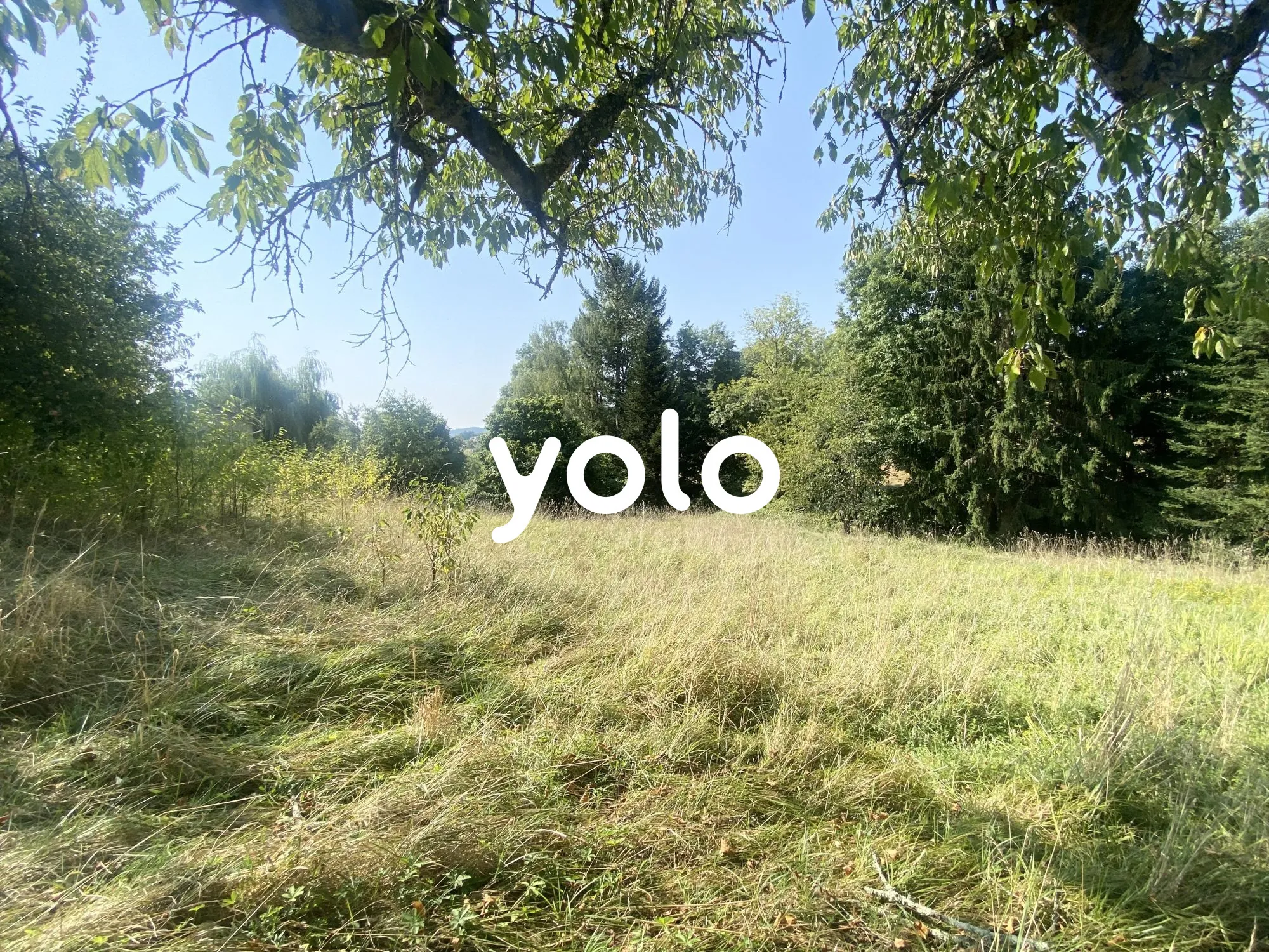 Terrain à vendre à Excideuil avec bâtiment à rénover, grand terrain et vue dégagée 